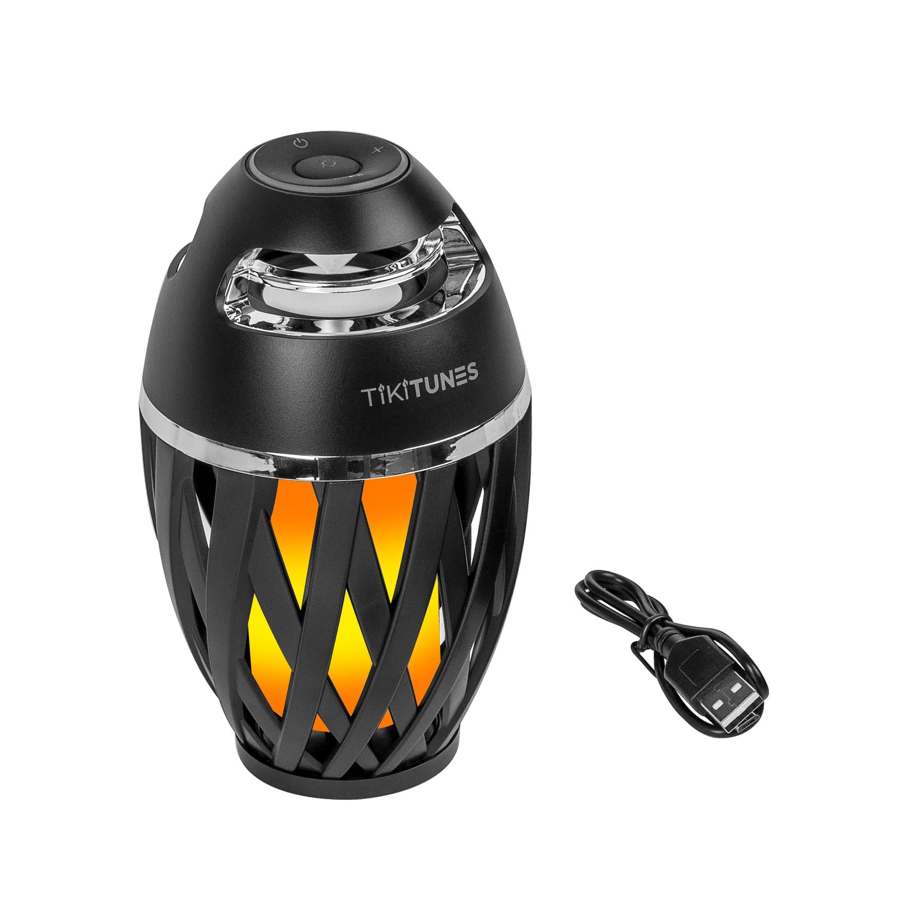 Tikitunes Portable Bluetooth 5.0 Indoor/Outdoor Wireless Speakers, Led Torch Atmospheric Lighting Effect, 5 Watt Audio Usb Speak