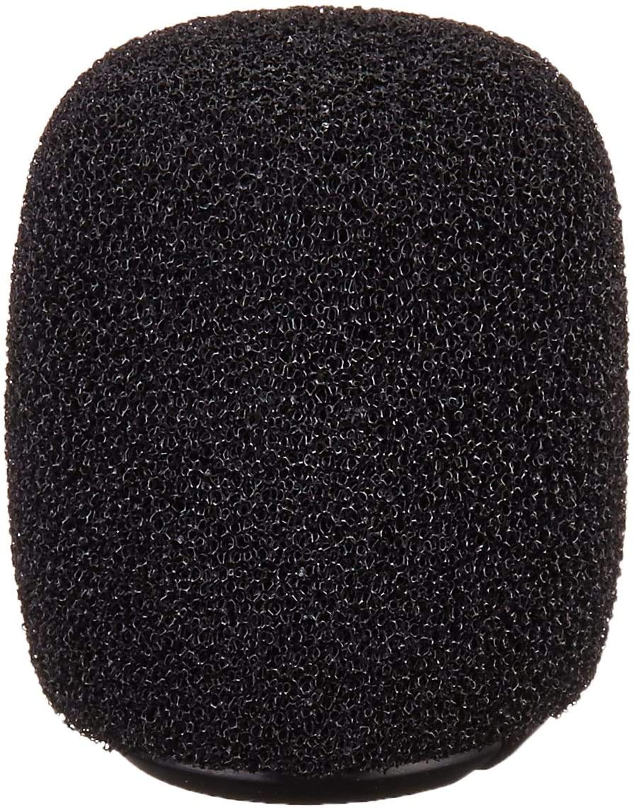 Shure RK183WS Black Snap-Fit Foam Windscreens for MX183 MX184 MX185 Beta 98 WL183 WL184 & WL185 (4)