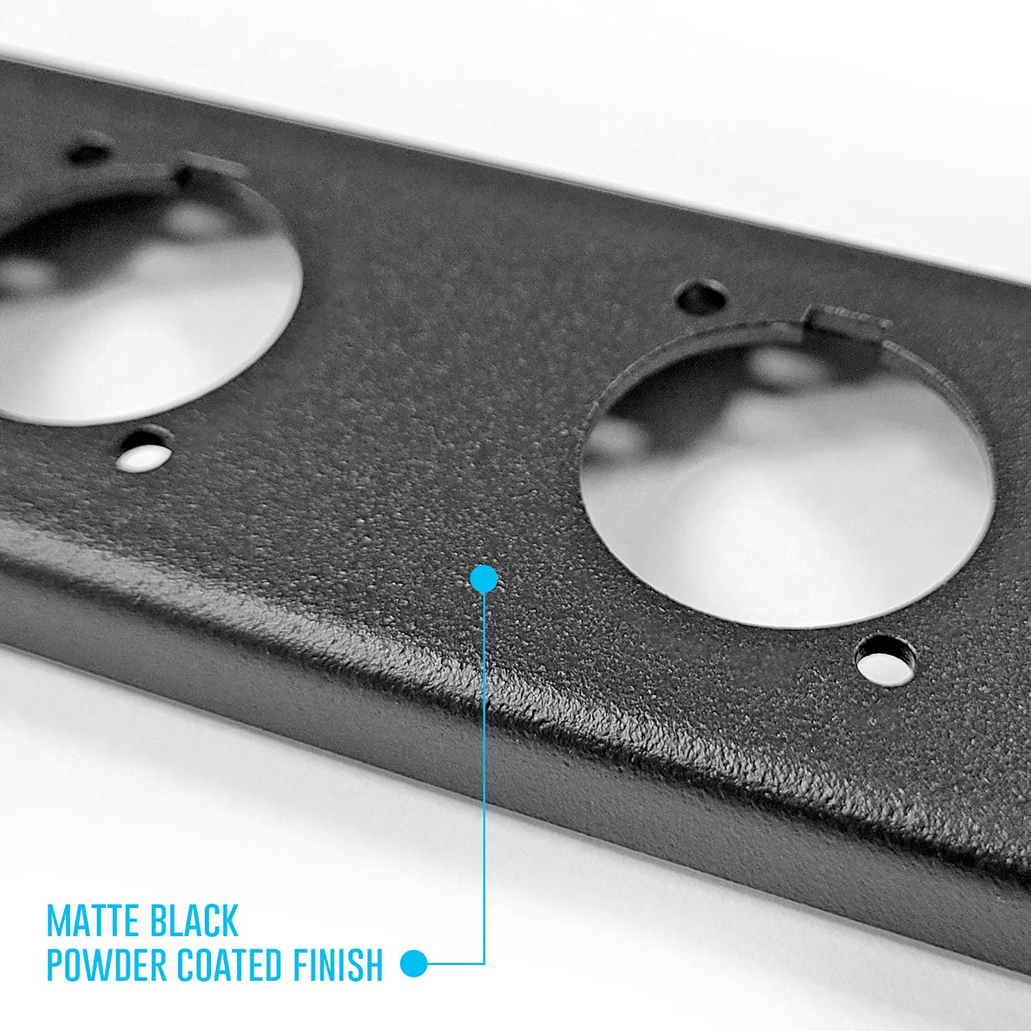 Axcessables Rkinput1U 1U D Series 8 Connectors Punch Out Component Panel For 19 Inch Av, Sound, Computer Equipment Racks. Patch