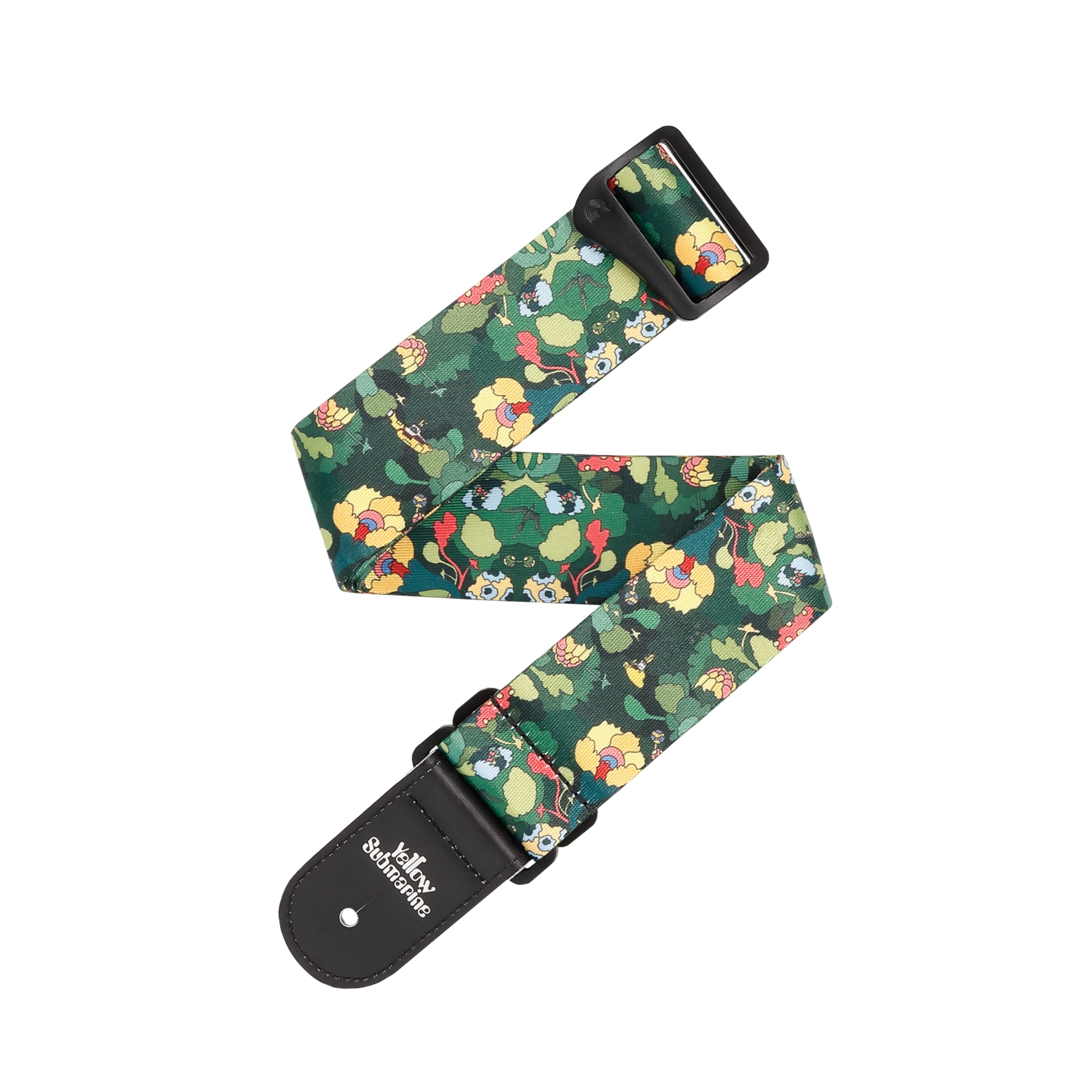 DAddario Beatles Guitar Strap - Beatles Guitar Accessories - Polyester - Yellow Submarine, Pepperland Woods