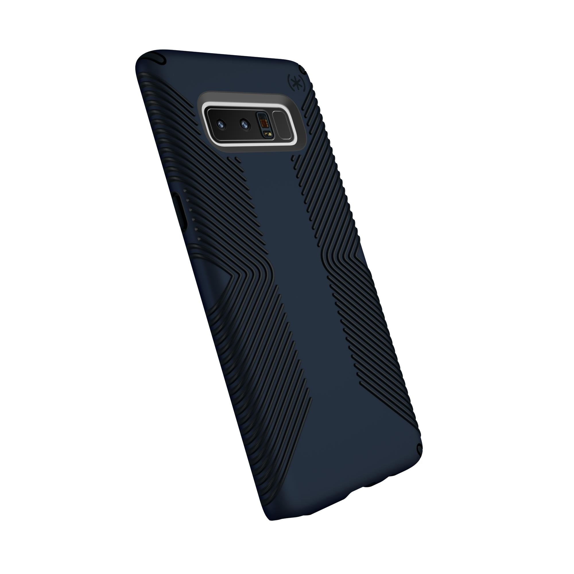 Speck Presidio Grip Cell Phone Case for Samsung Galaxy Note8 Polycarbonate Eclipse Blue/Carbon Black