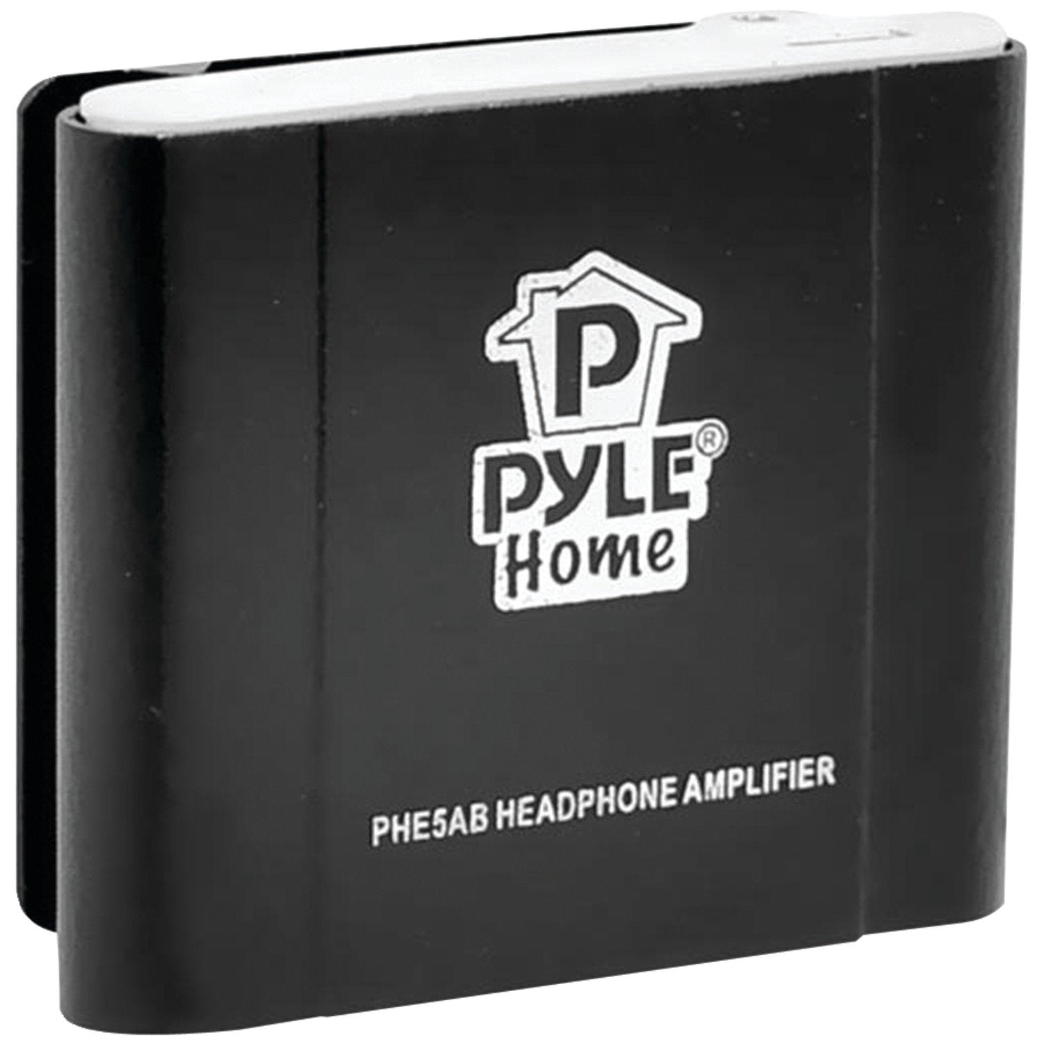 Pyle Home Bass Boosting Portable Headphone Amplifier Mini Headphone Booster W/ Volume Adjustment, Rechargeable Battery, Metal Ca