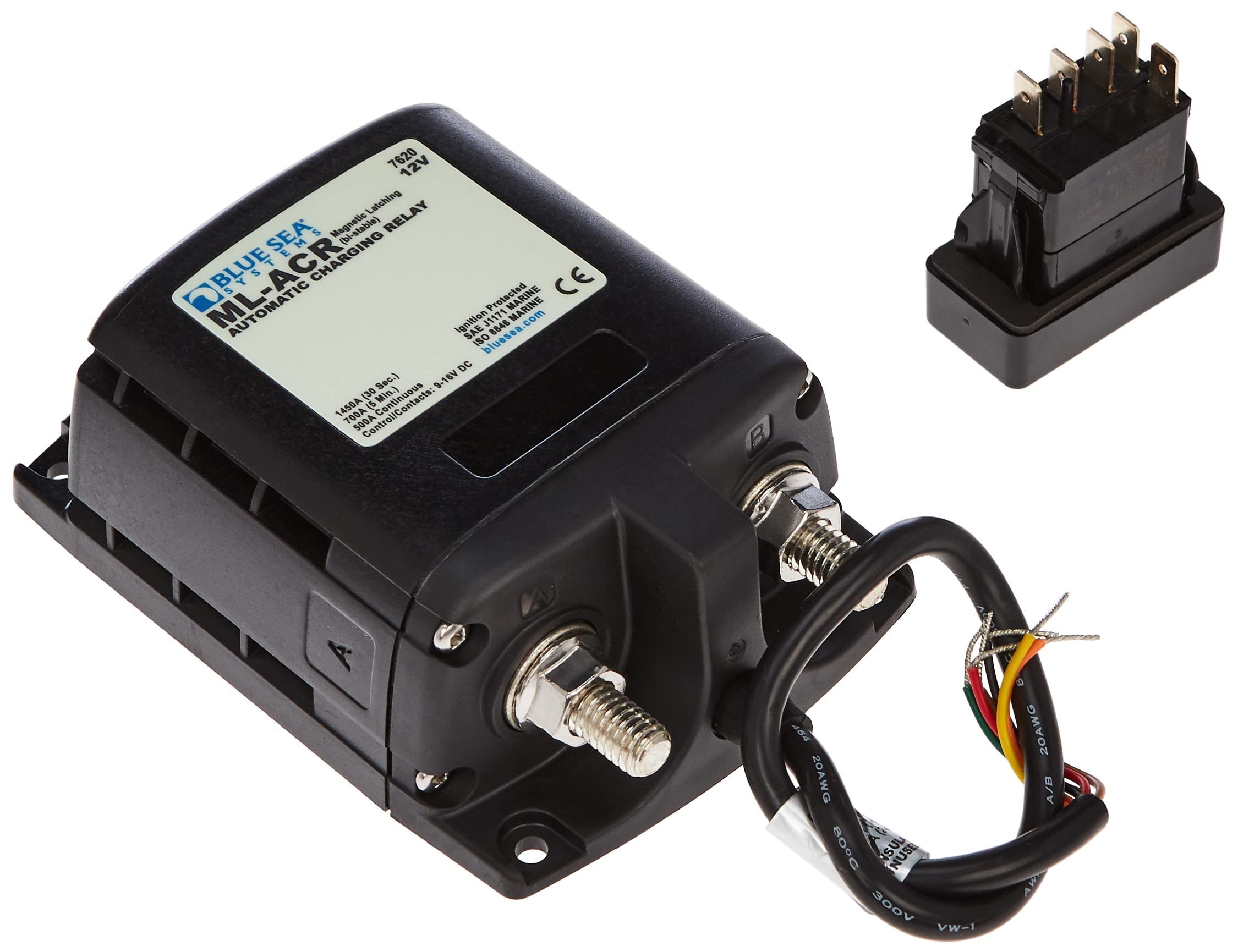 Blue Sea 7620 MLSeries Automatic Charging Relay (Magnetic Latch) 12VDC, default title