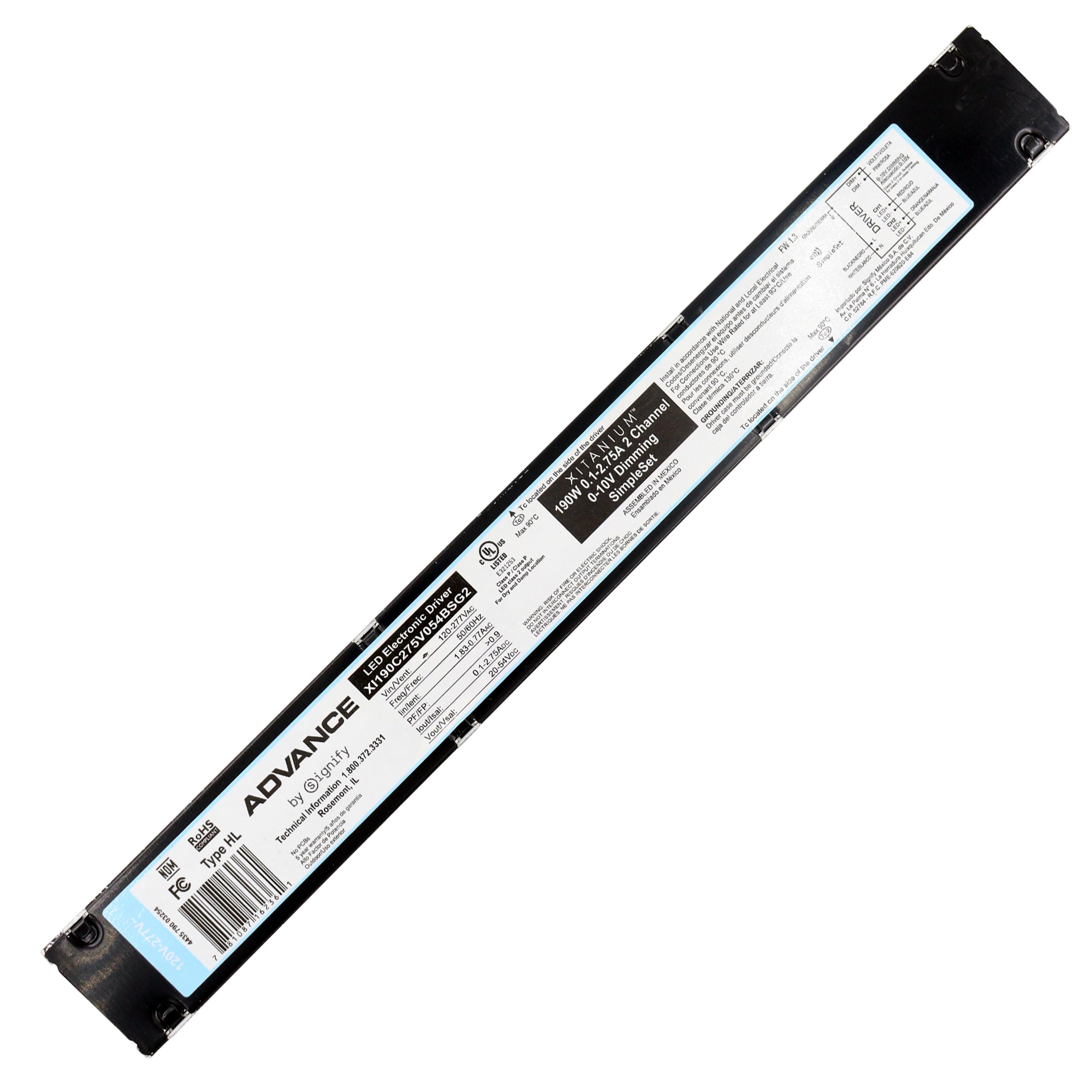 XI190C275V054BSG2 Advance LED Driver