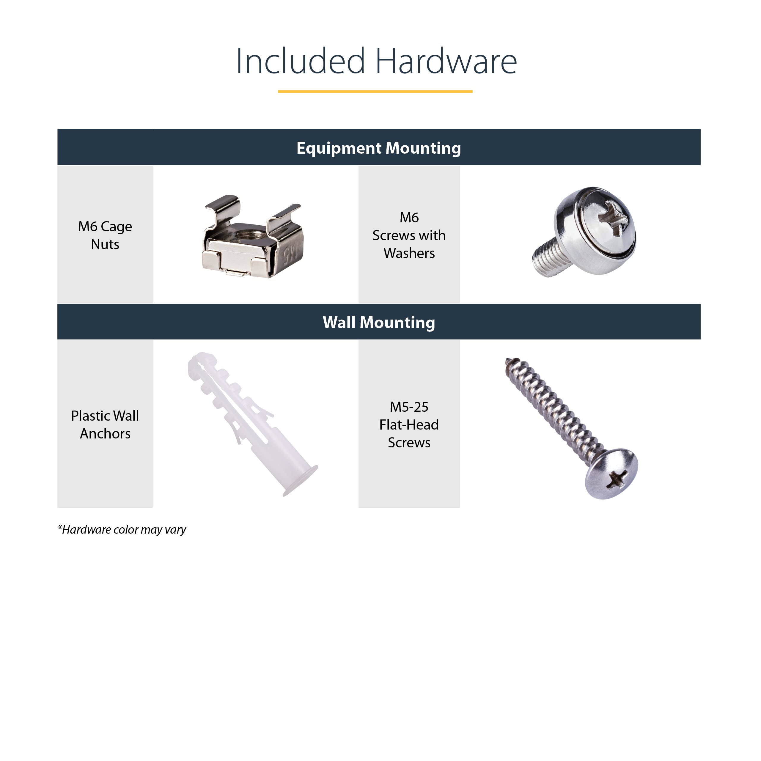 Startech.Com 12U Wall Mount Patch Panel Bracket   13.75 In. (34.93 Cm) Max. Mounting Depth   19'' Patch Panel Rack For Shallow N