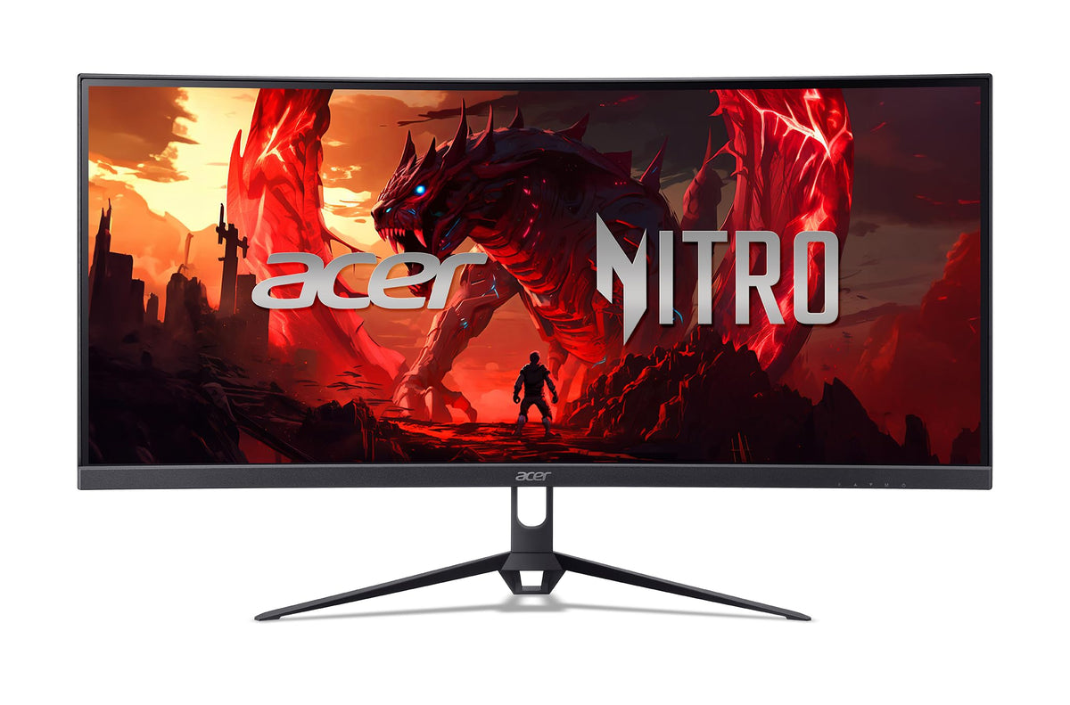 Acer Nitro 29.5    Wqhd 2560 X 1440 1800R Curved Gaming Monitor | Amd Freesync Premium | Up To 200Hz Refresh Rate | 1Ms (Vrb) | 