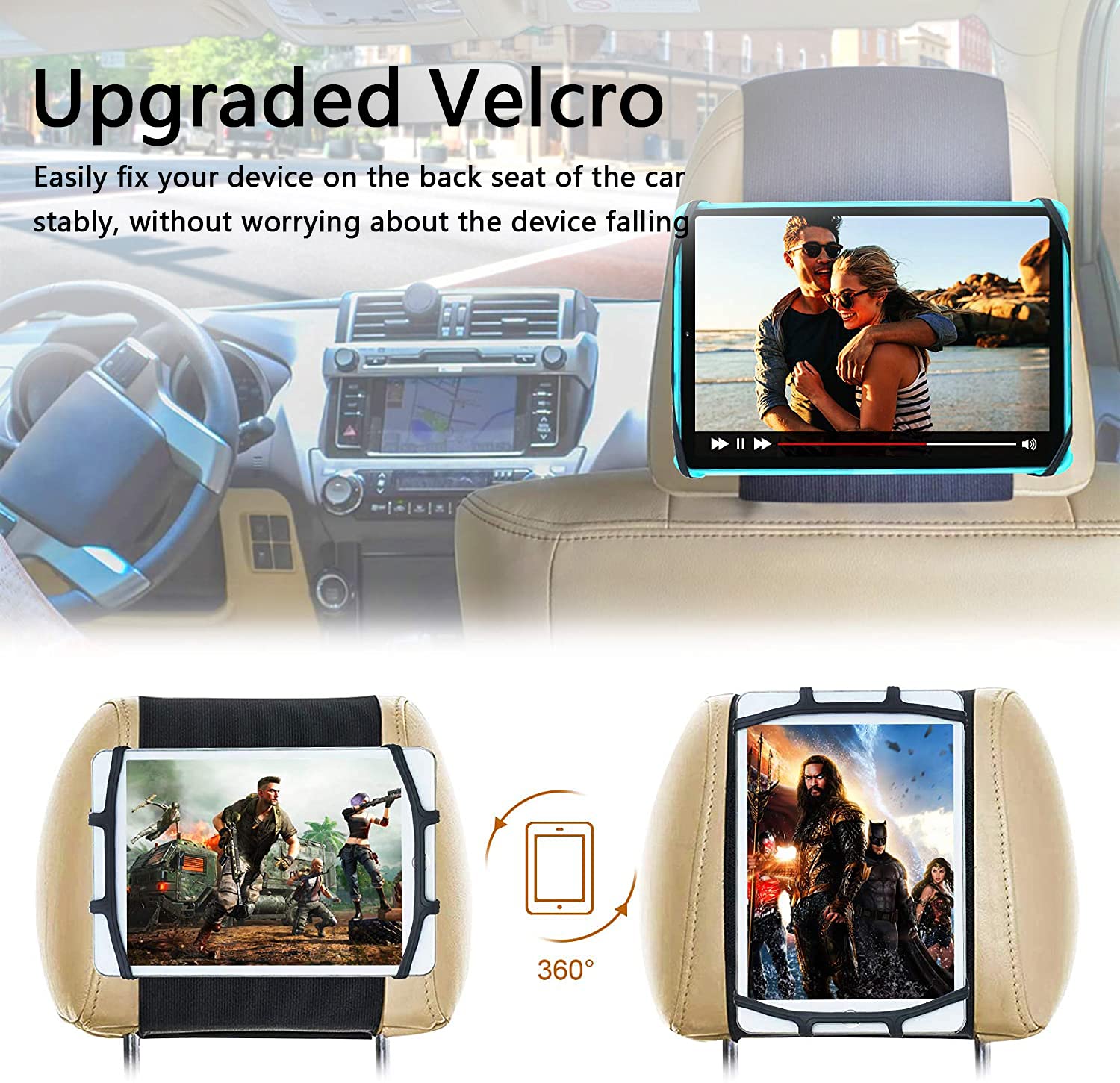 Fangor 2 Pack Tablet Holder For Car