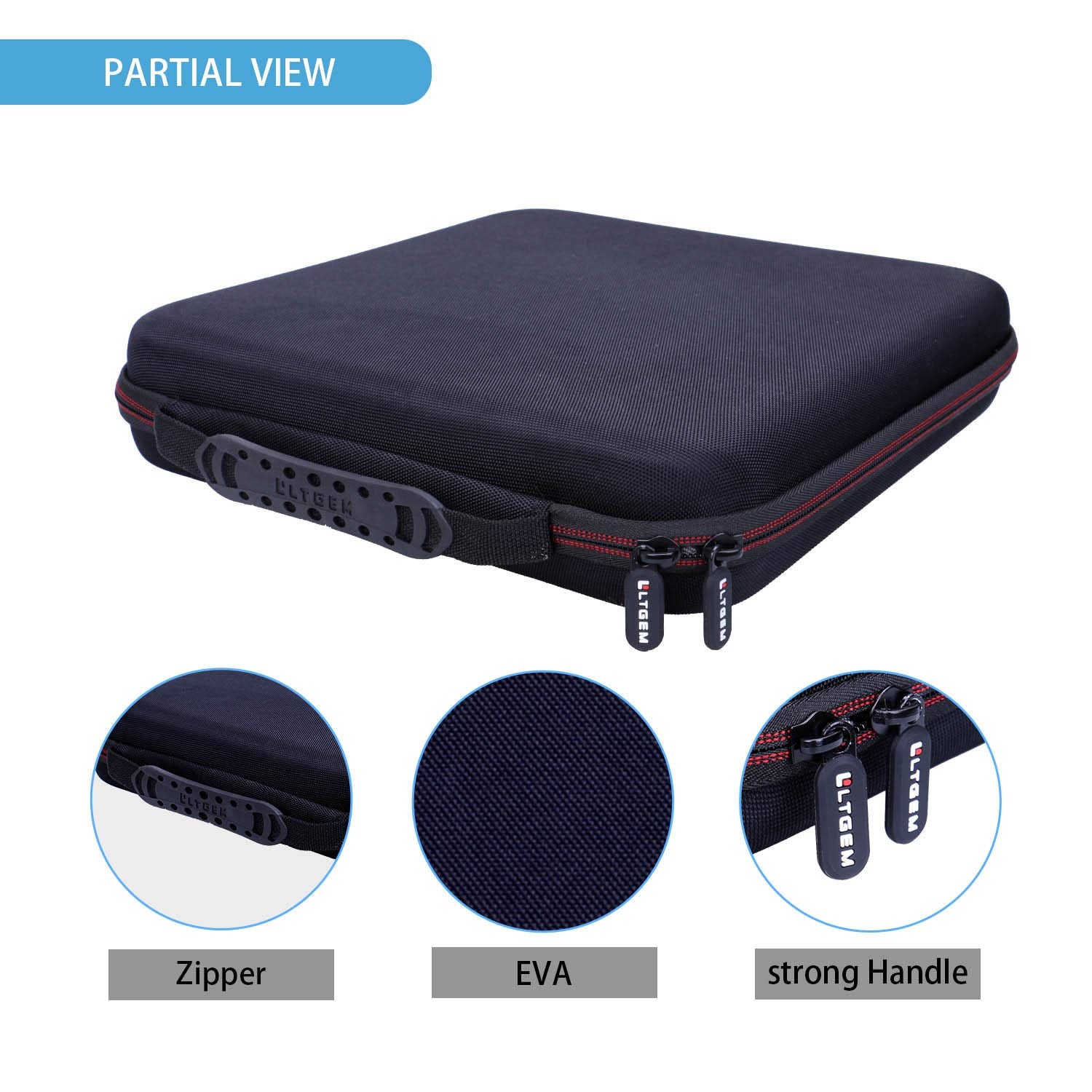 Ltgem Eva Hard Case For Novation Launchpad X Grid Controller- Travel Protective Carrying Storage Bag(Sale Case Only)