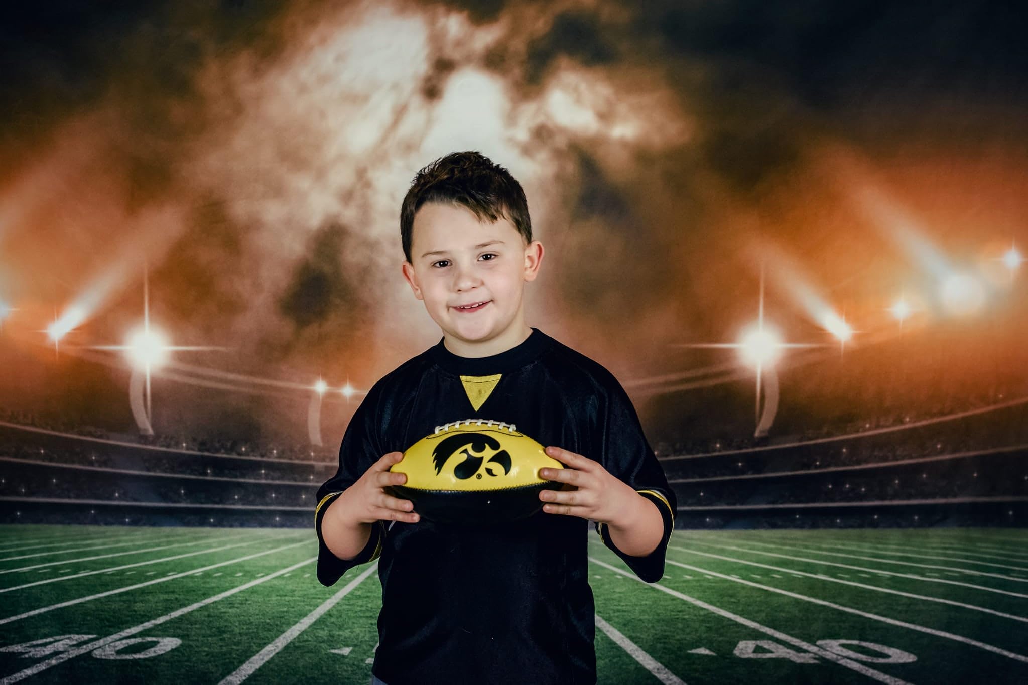 Kate 7X5Ft American Football Photography Backdrop Sports Stadium Party Backdrop Photo Booth Background For Studio Props