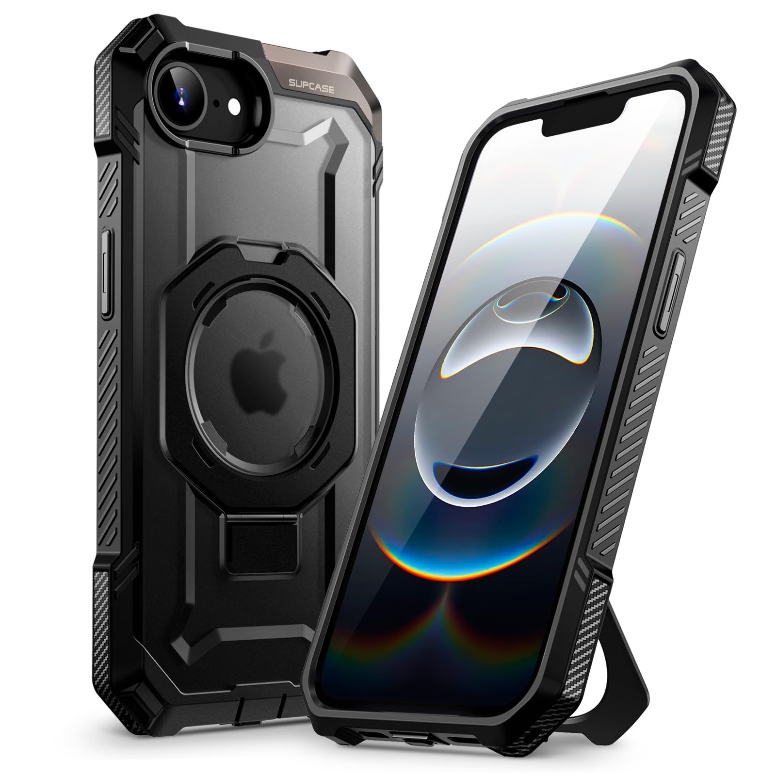 SUPCASE for iPhone 17e/16e Case with Stand (Unicorn Beetle Grip), [Compatible with MagSafe] [Military-Grade Drop Protection] Hea