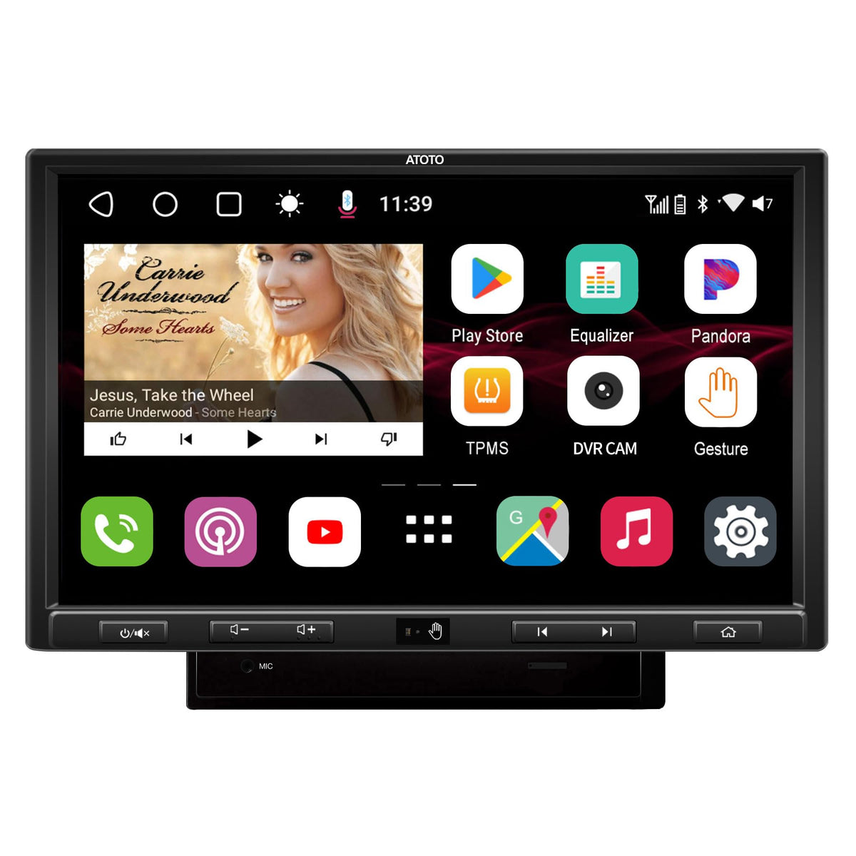[10.1Inch Qled Display] Atoto S8 Ultra Plus In-Dash Video Receiver, Wireless Carplay & Android Auto,Dual Bluetooth W/Aptx Hd, Vs