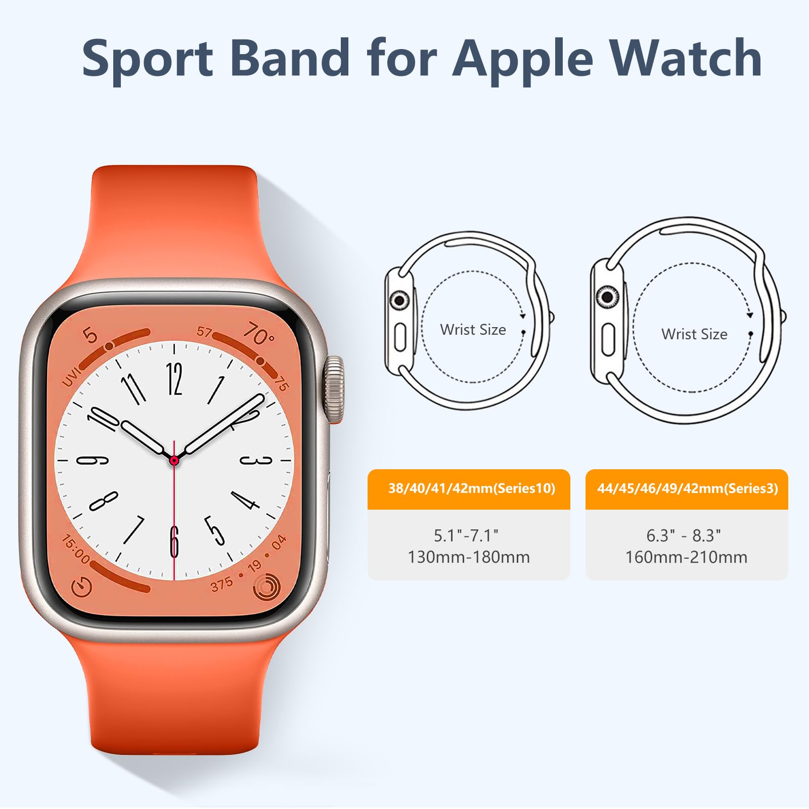 Daqin Sport Band Compatible With Apple Watch 44Mm 45Mm 46Mm 49Mm 42Mm 41Mm 40Mm 38Mm Se Ultra/Ultra2 Iwatch Band Series 10 9 8 7