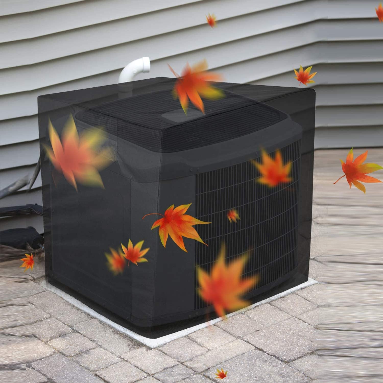 Aozzy Central Air Conditioner Covers For Outside Units Heavy Duty Ac Cover For Outdoor Unit Square Winter Withstand The Rain And