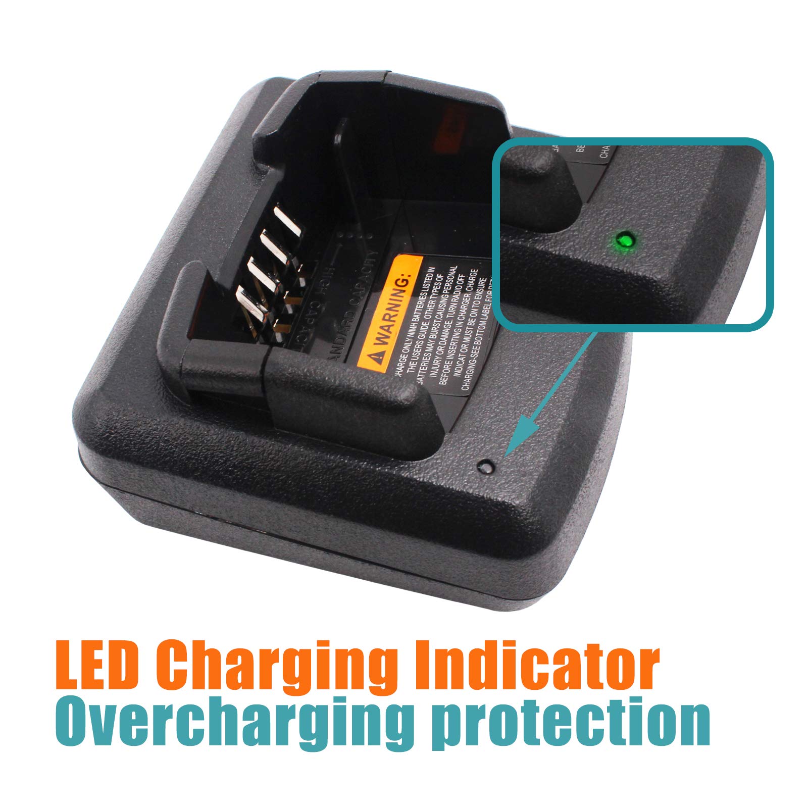 Replace Rln6332A Rln6305 Rln6308 Charger Compatible For Motorola Cp110 Rdm2070D Rdu4100 Rdv5100 Rdu2020 Rdu2080D Rdv2020 Rdv2080