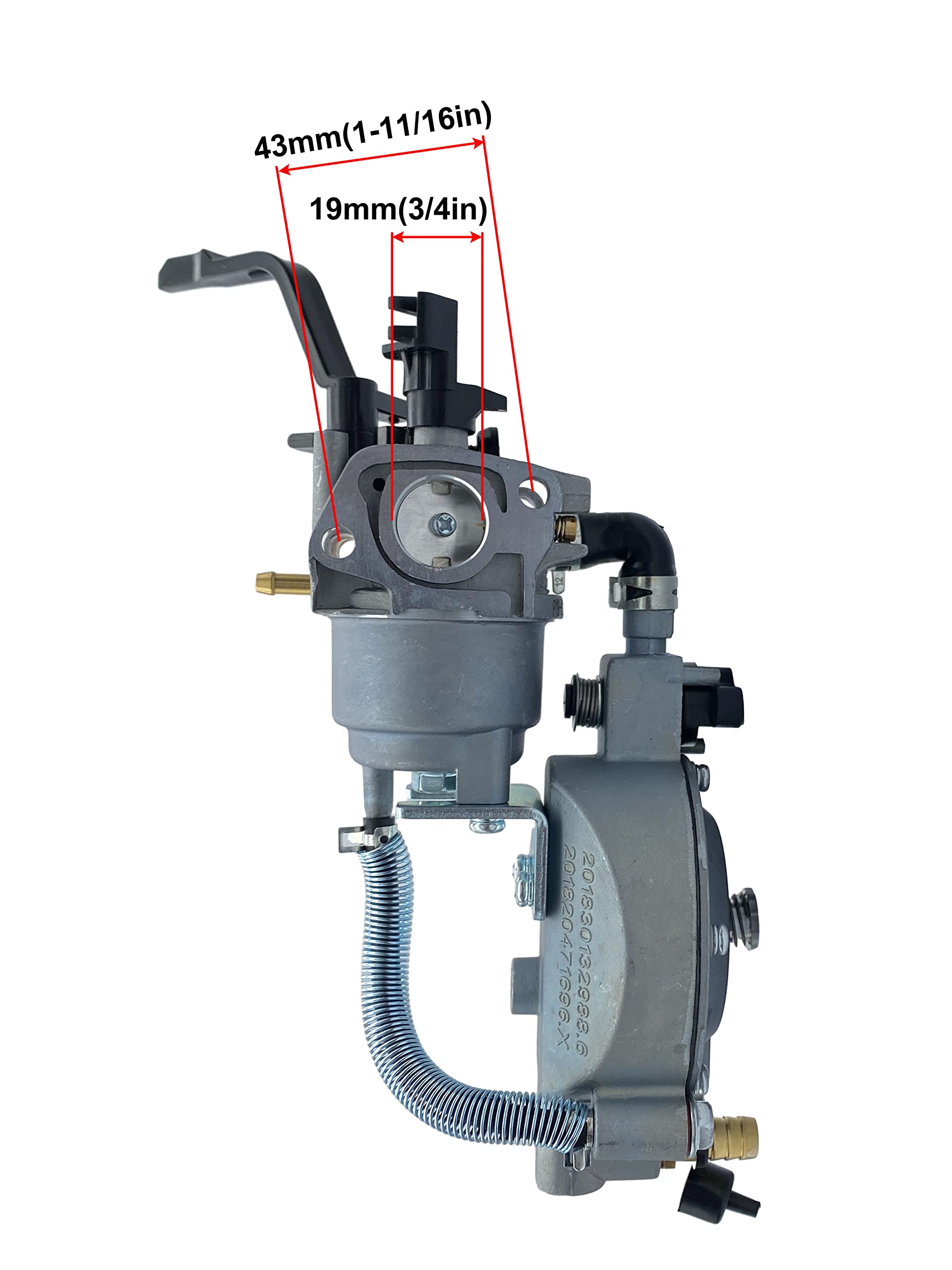 Yamakato Dual Tri Fuel Carburetor For Predator 4000 4375 Honda Gx160 Generac Champion 163Cc 196Cc 212Cc 224Cc Generator Natural