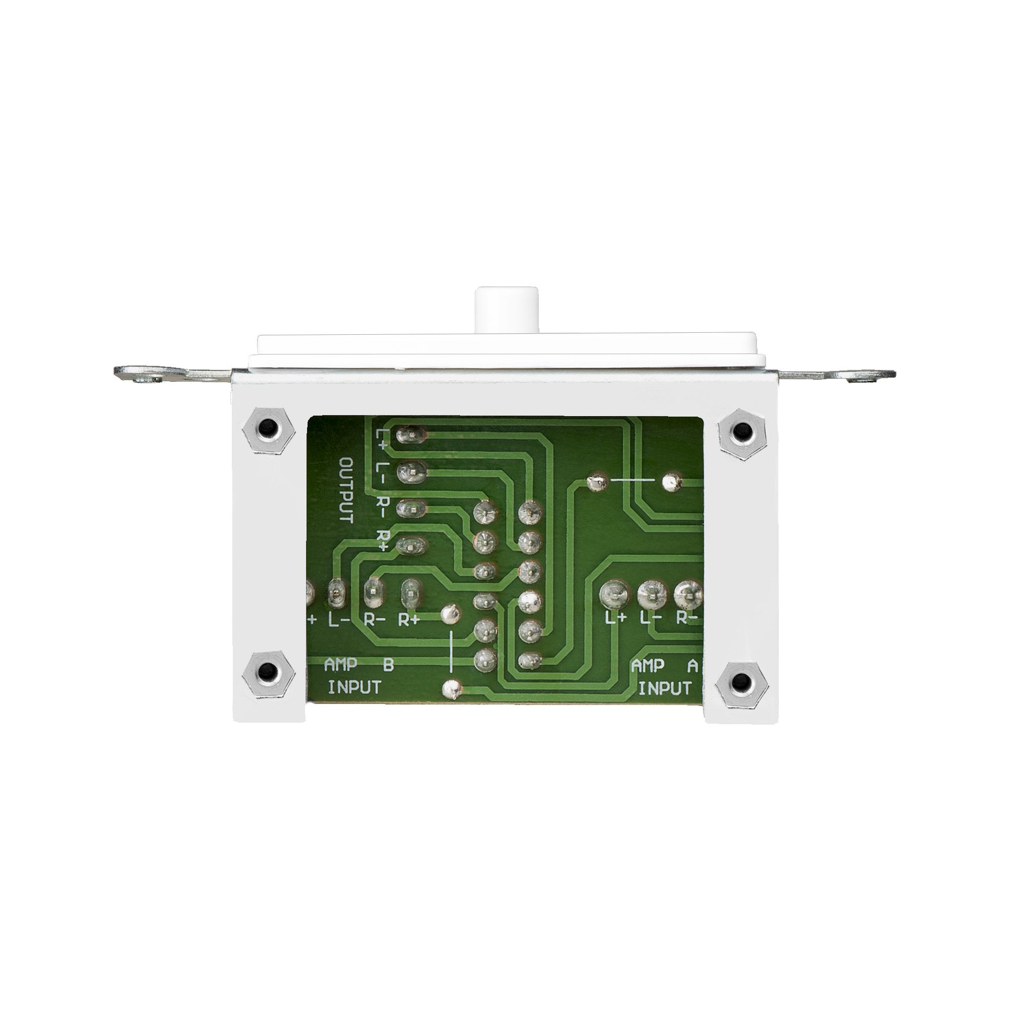 OSD in Wall Speaker Selector A/B Switch, Select from 2X Speaker Pairs White AB12