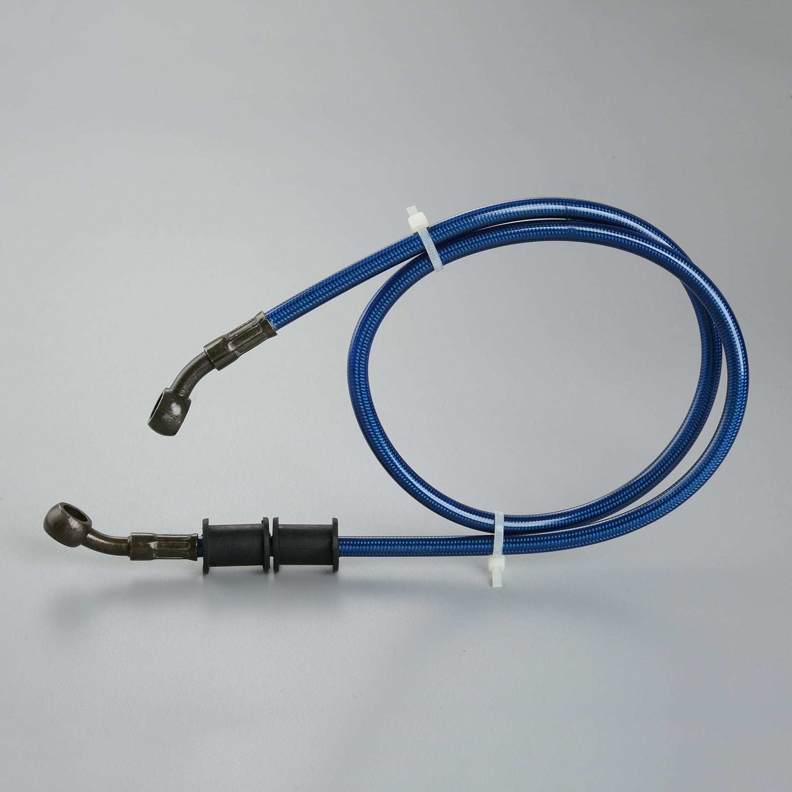 Mtsooning 90Mm/35.4 Inch Motorcycle Brake Clutch Line, Flexible Braided Brake Oil Pipe With 360 Degree Rotatable Banjo Replaceme