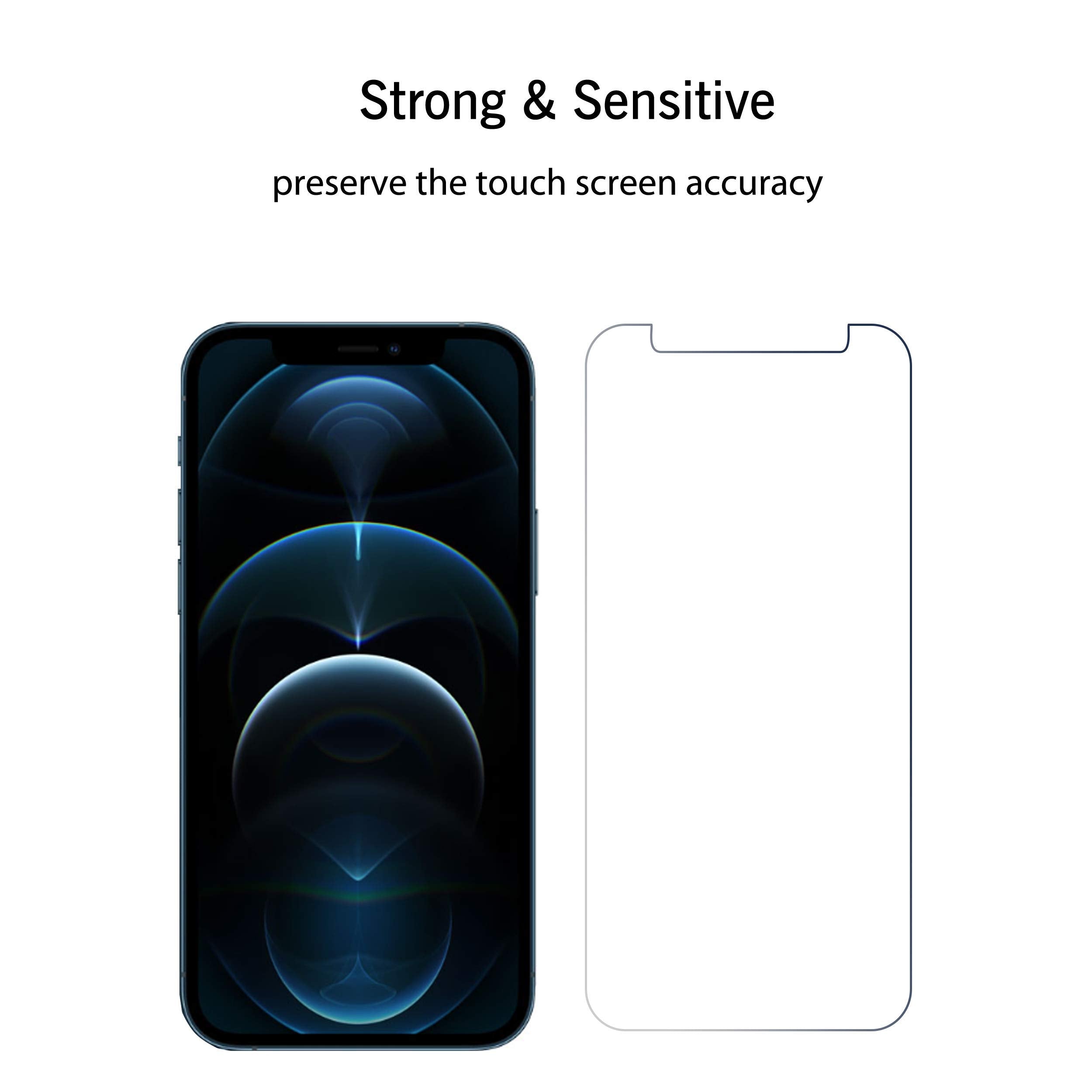 Ailun Glass Screen Protector For Iphone 12 Pro Max 2020 6.7 Inch 3 Pack Case Friendly Tempered Glass