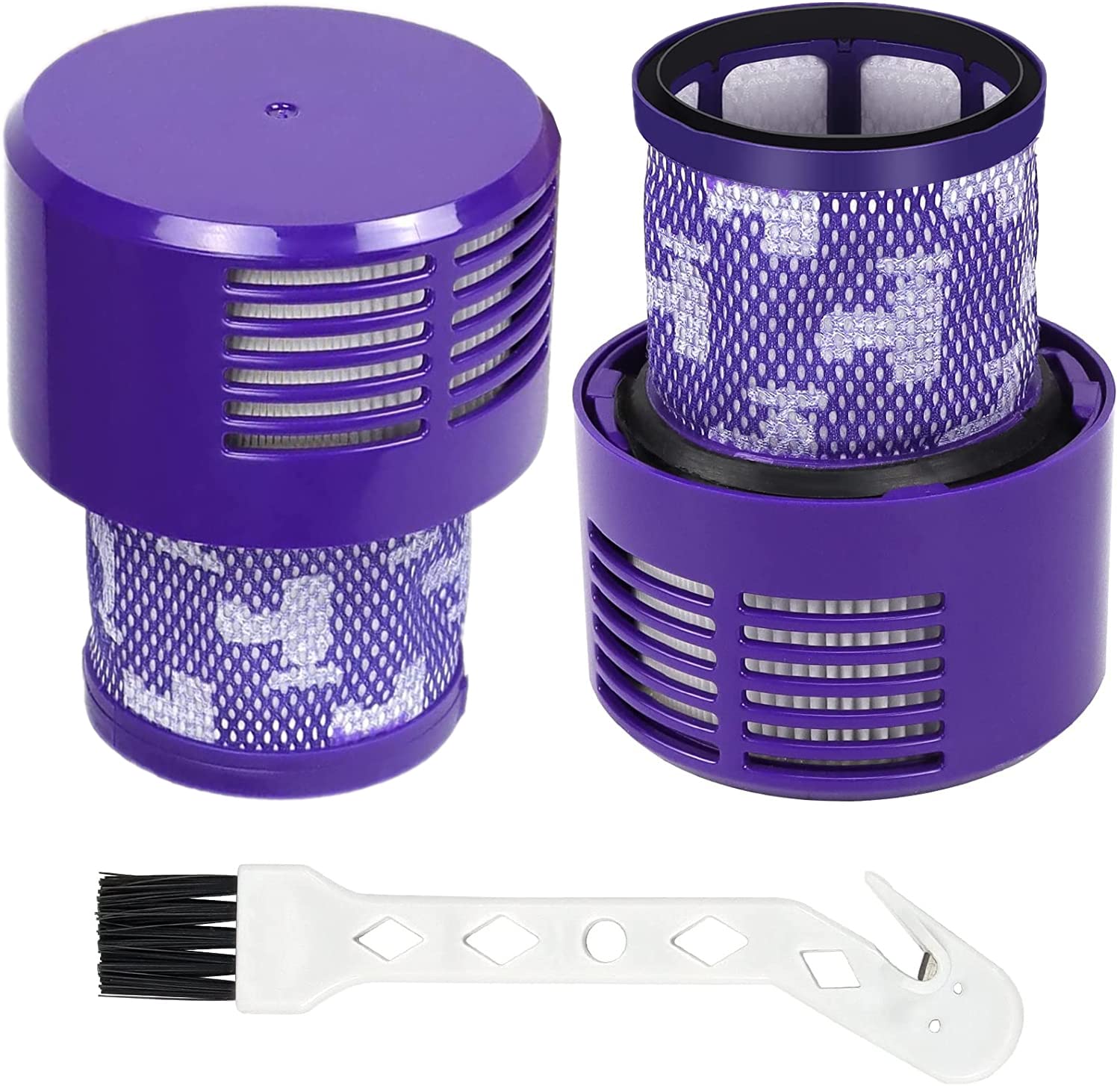 Hepa Filter Replacements For Dyson Cyclone V10 Animal V10 Absolute Sv12 V10 Total Clean Cordless Stick Vacuum Part No. 969082 01