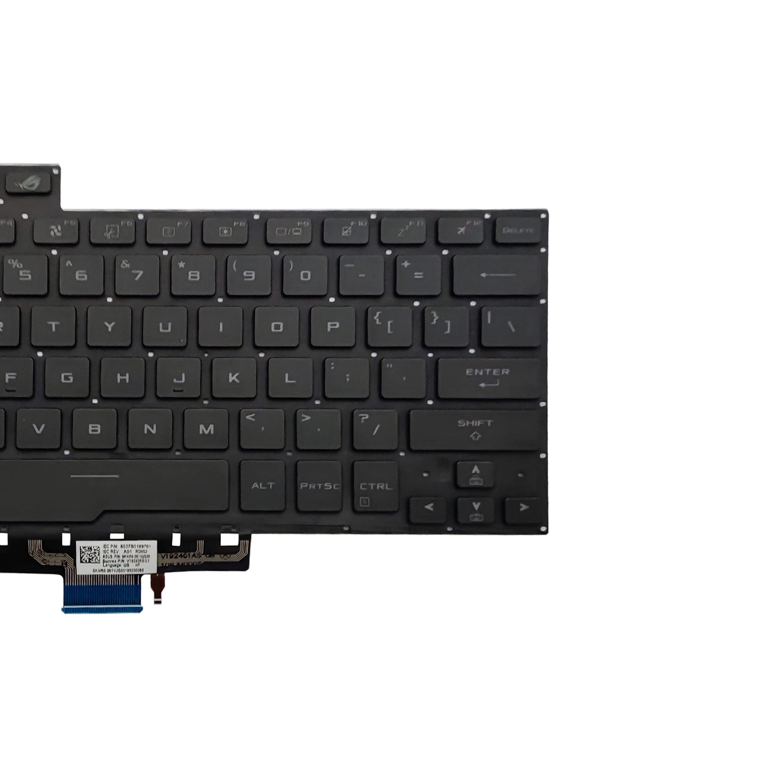 New Us Layout Backlit Keyboard Replacement For Asus Rog Zephyrus G14 Ga401 Ga401U 8037B0169701