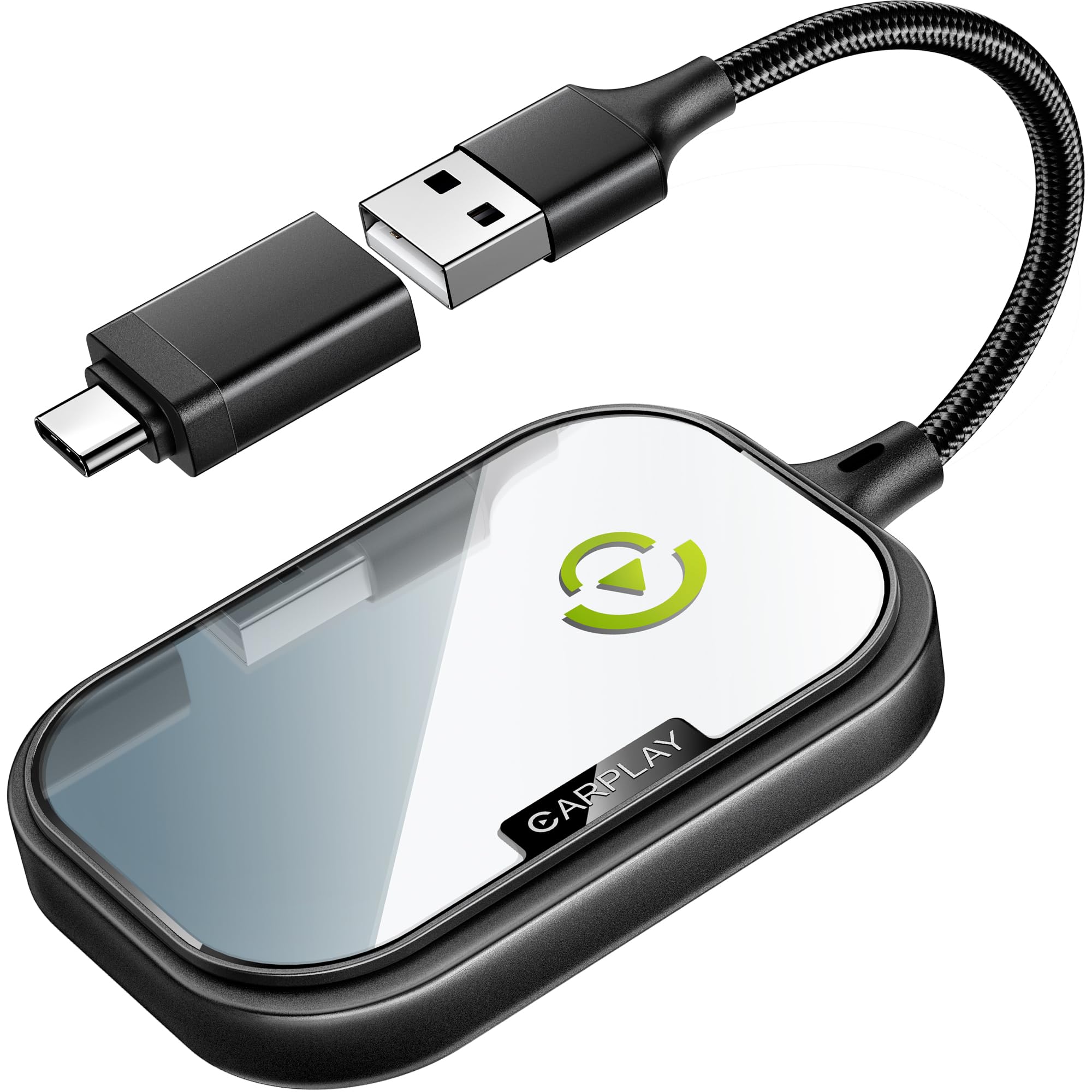 Carease Wireless Carplay Adapter, Converts Wired To Wireless Carplay Adapter For Apple Iphone, Wireless Control Plug & Play Carp