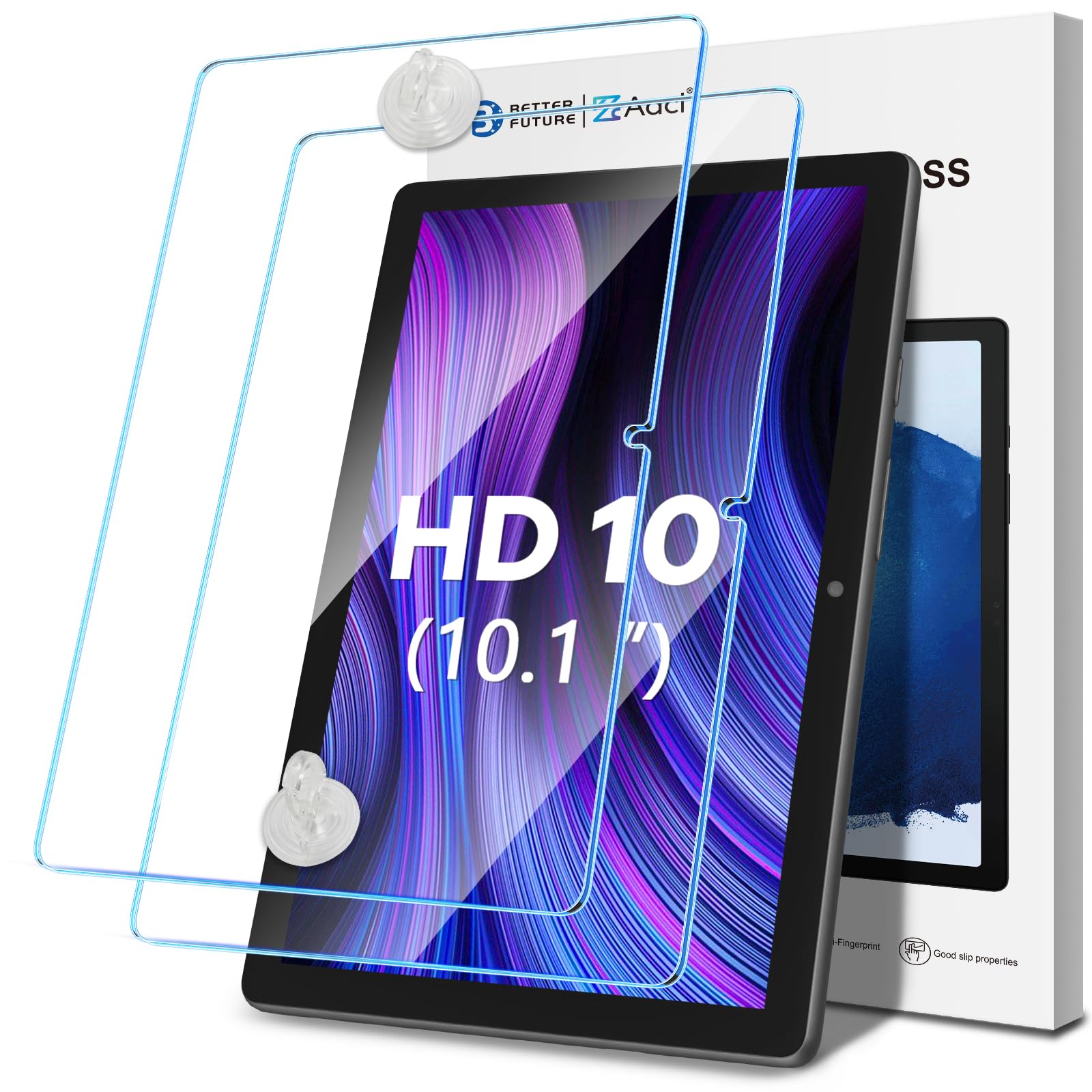Aacl 2 Pack Tempered Glass For All New W10Y Fire Hd 10 Screen Protector 10.1Inch (2023/2021,13Th/11Th Gen), 9H Glass For W10Y Fire Hd 10 Tablet Screen Protector [Easy Installation][Anti Scratch]