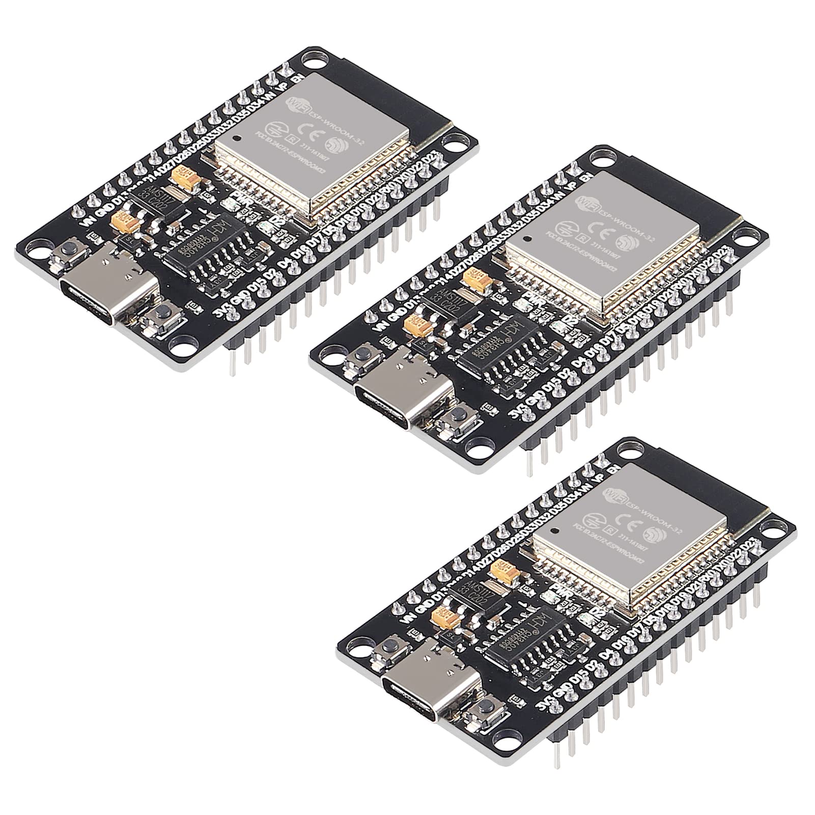 Type C Esp32 Esp 32S Development Board 2.4Ghz Dual Mode Wifi Bluetooth Dual Cores Microcontroller Processor Integrated With Esp3