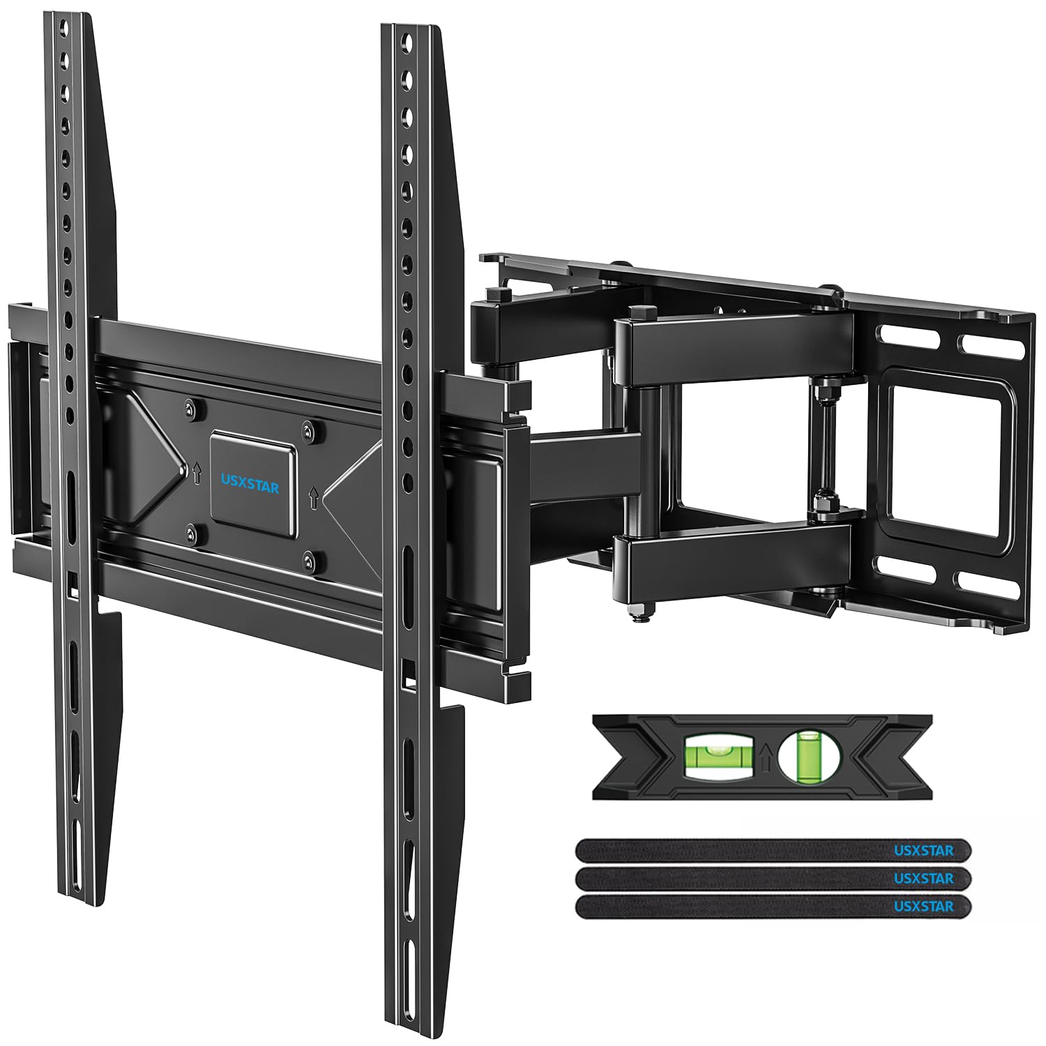 Ul Listed Full Motion Tv Wall Mount For Most 32 70 Inch Tvs, Wall Mount Tv Bracket For 40 50 55 65 Inch Tv With Smooth Swivel, T