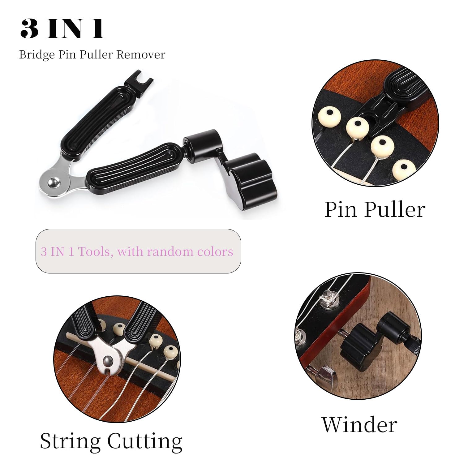8-Piece Acoustic Guitar Bone Upgrade Kit: Real Bone Bridge Saddle, Nut & Bridge Pins For Enhanced Tone & Sustain - Fits Most 6-S