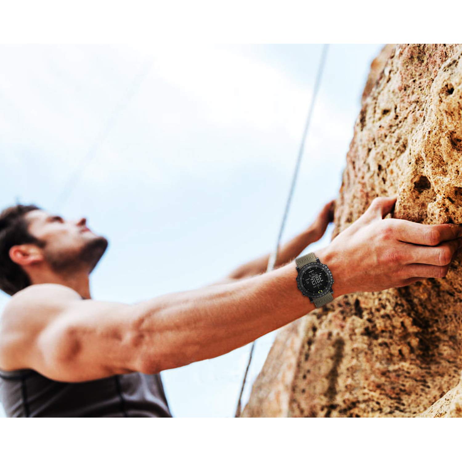 Fintie Watch Band Compatible With Suunto Core, Premium Woven Nylon Replacement Sport Strap With Metal Buckle Compatible With Suu