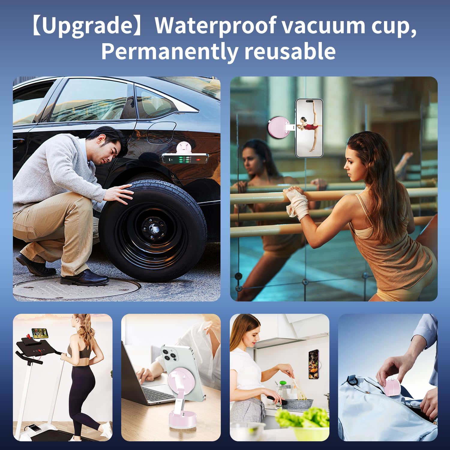 Magnetic Phone Holder For Car Mount,Vacuum Magnetic Suction Car Accessories For Women Men Iphone 16 Pro Max 15 14 13 12 Plus Sam