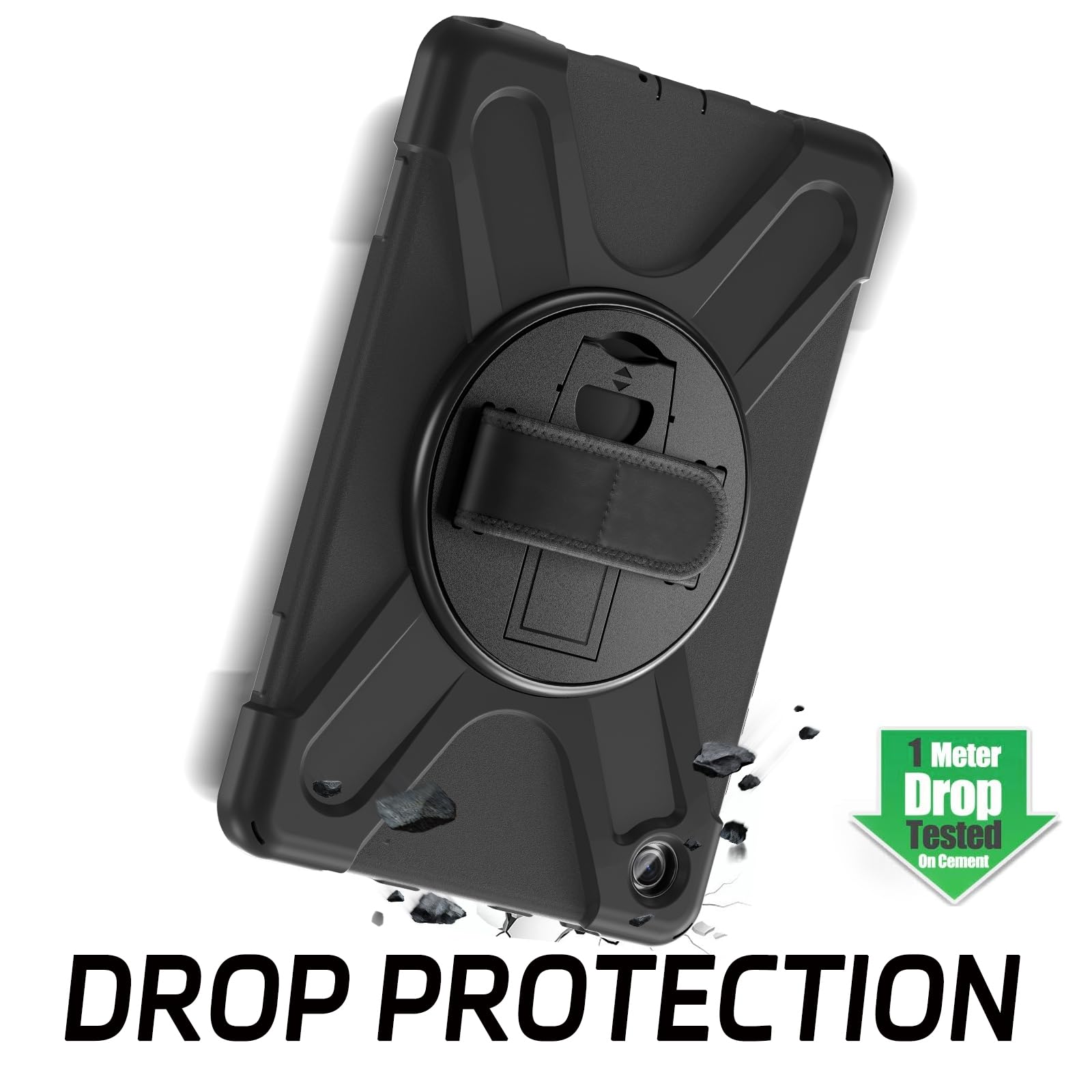 Zenrich Rugged Case For Samsung Galaxy Tab A9+/A9 Plus 11    Built In Screen Protector Heavy Duty Full Body Shockproof Case W/Ro