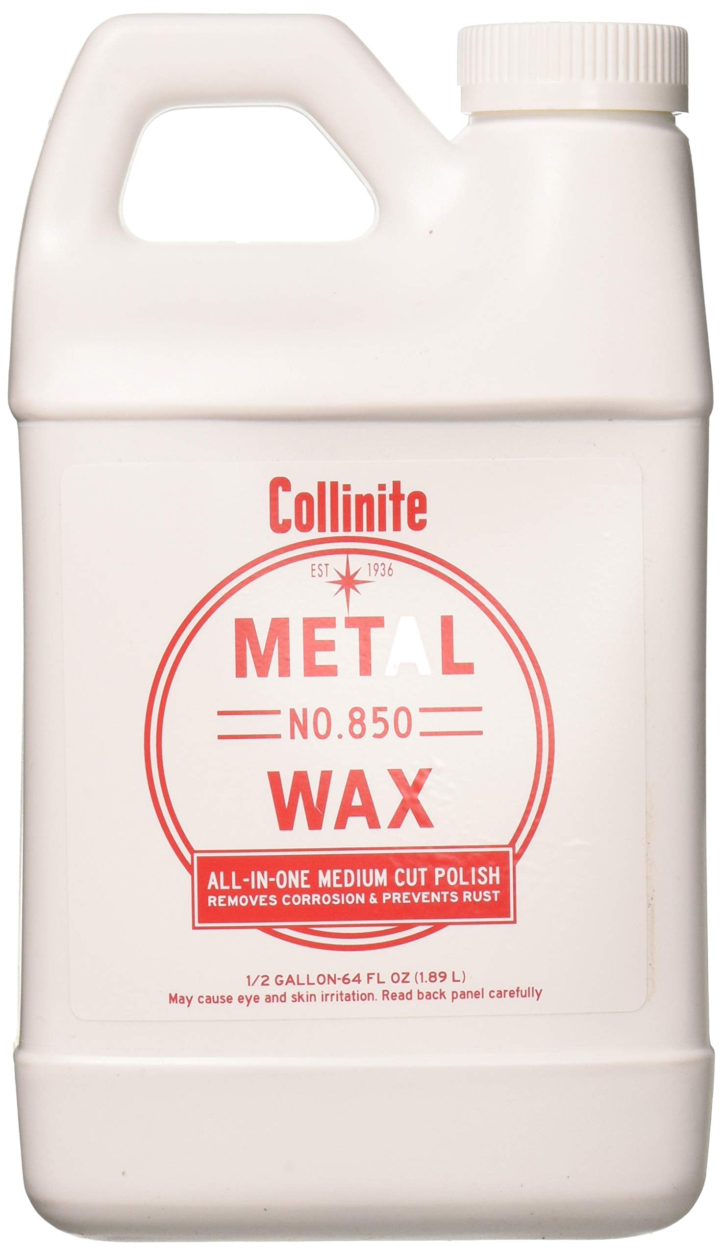 Collinite 850 Metal Wax - Medium Cut Polish - 64Oz,WBAUVB07FK4TQLR
