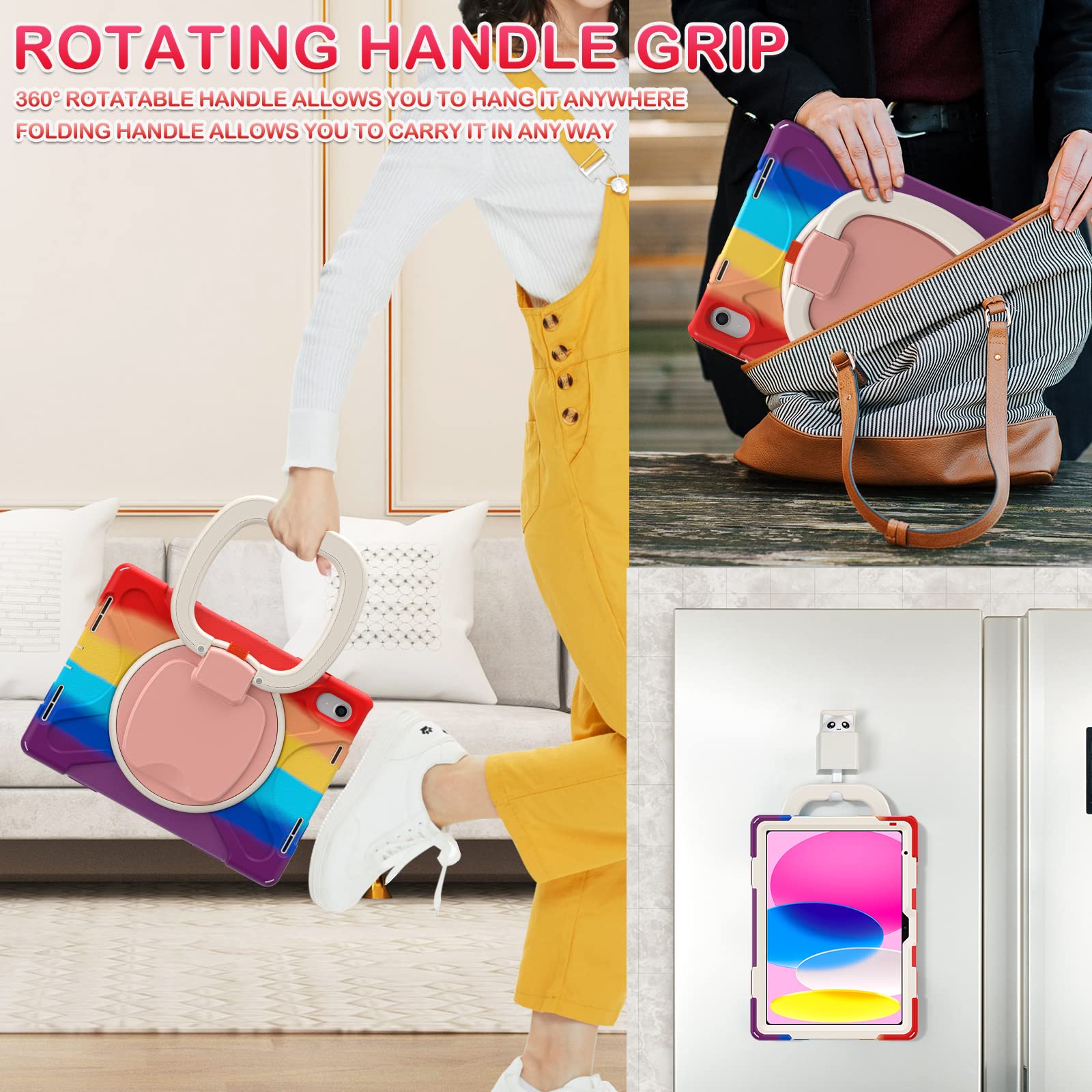 Batyue Ipad 10Th Generation Case, Shockproof Protection Cover For 2022 10.9 Inch Ipad (10Th Generation) With Screen Protector/Pe