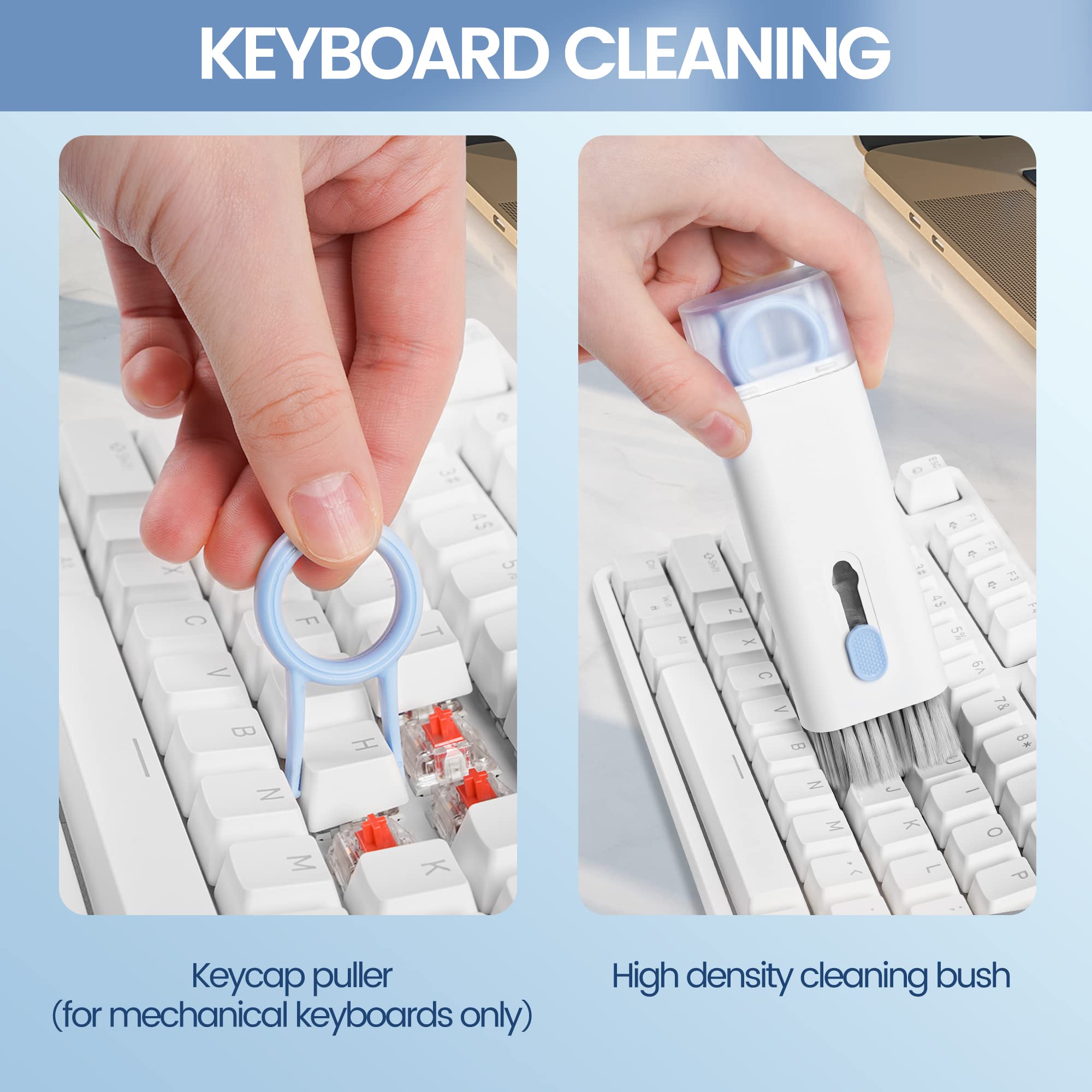 Vubojo Laptop Screen Keyboard Earbud Cleaner Kit,Electronics Cleaning Tool For Macbook Ipad Iphone Pro Cell Phone,Airpod Cleaner