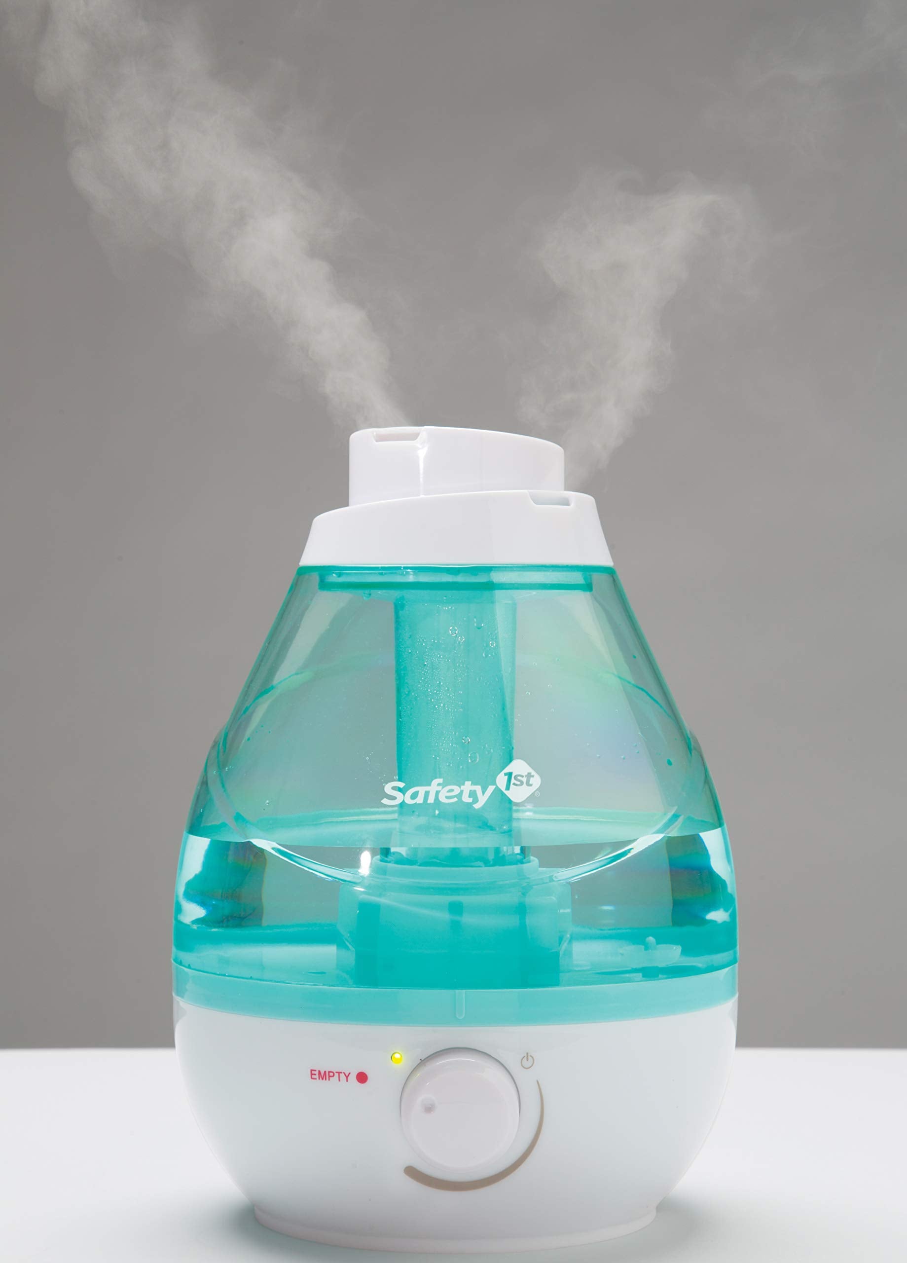 Safety 1st Ultrasonic Humidifier, 360 Degree Cool Mist, Seafoam, Model IH414, 1 Count