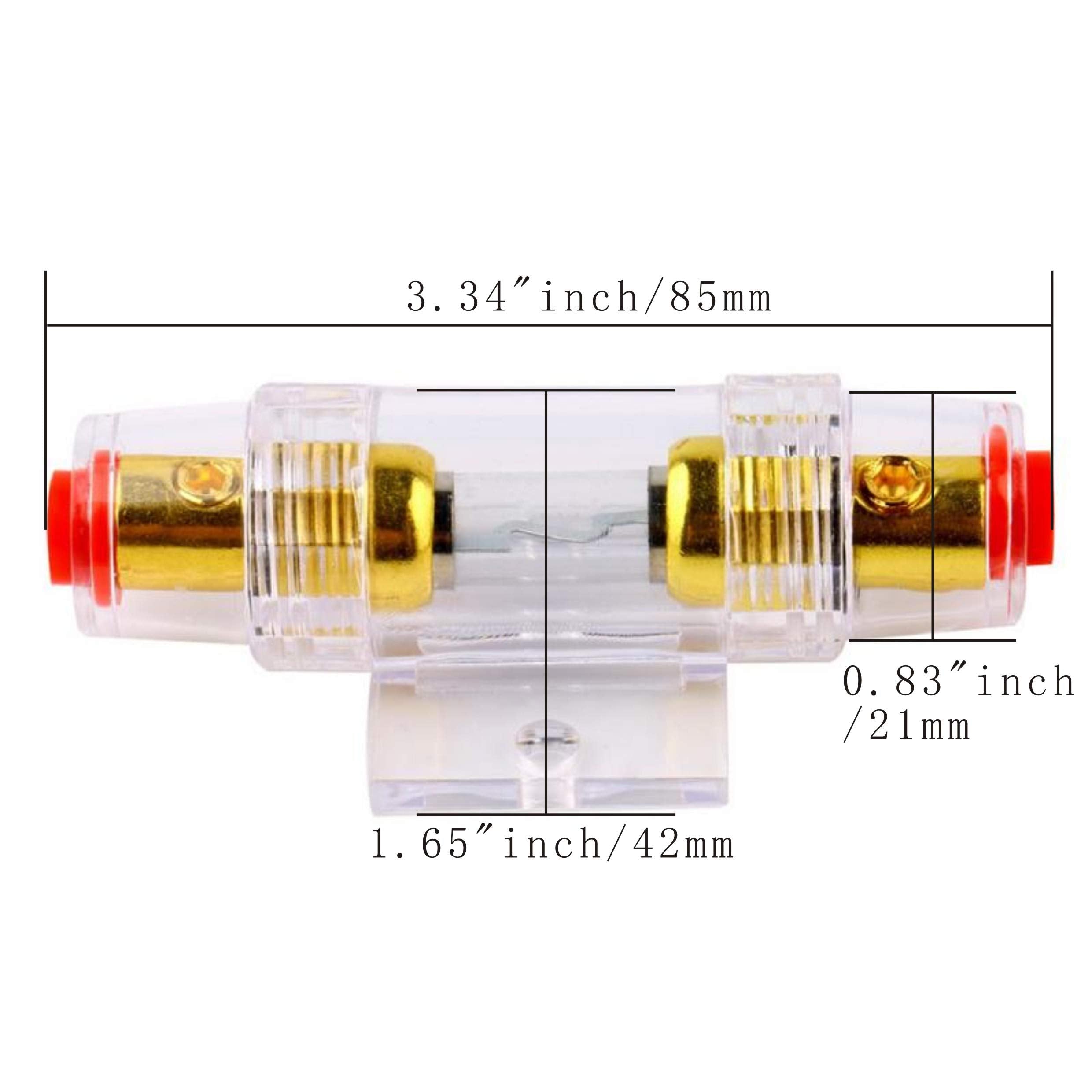 10 Gauge Amp 1500W Auto Car Audio System Speaker Kit Complete Subwoofer Amplifier Install Wiring Cable