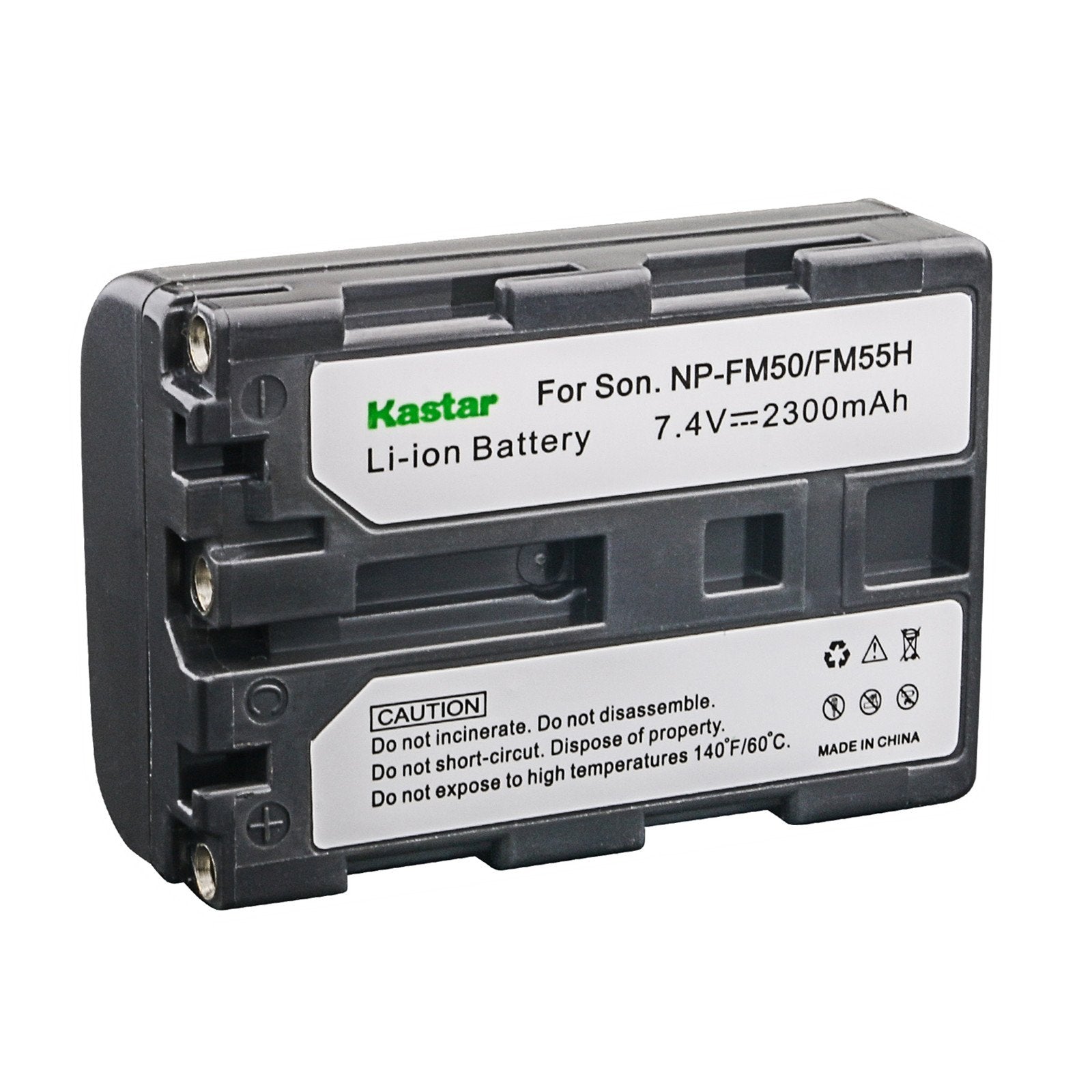 Kastar Battery For Sony M Type Np-Fm50 Equivalent Camcorder Digital / Camera And Sony Np-Fm30 Np-Fm51 Np-Qm50 Np-Qm51 Np-Fm55H B