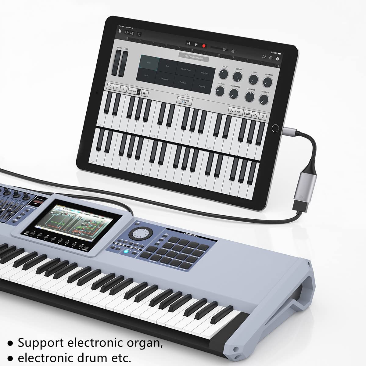 Ivshowco Lightning To Usb Adapter [Apple Mfi Certified], Usb Camera Adapter For Iphone, Ios Otg Cable Adapter, Supports Usb Flash Drive, Card Reader, Mouse, Keyboard