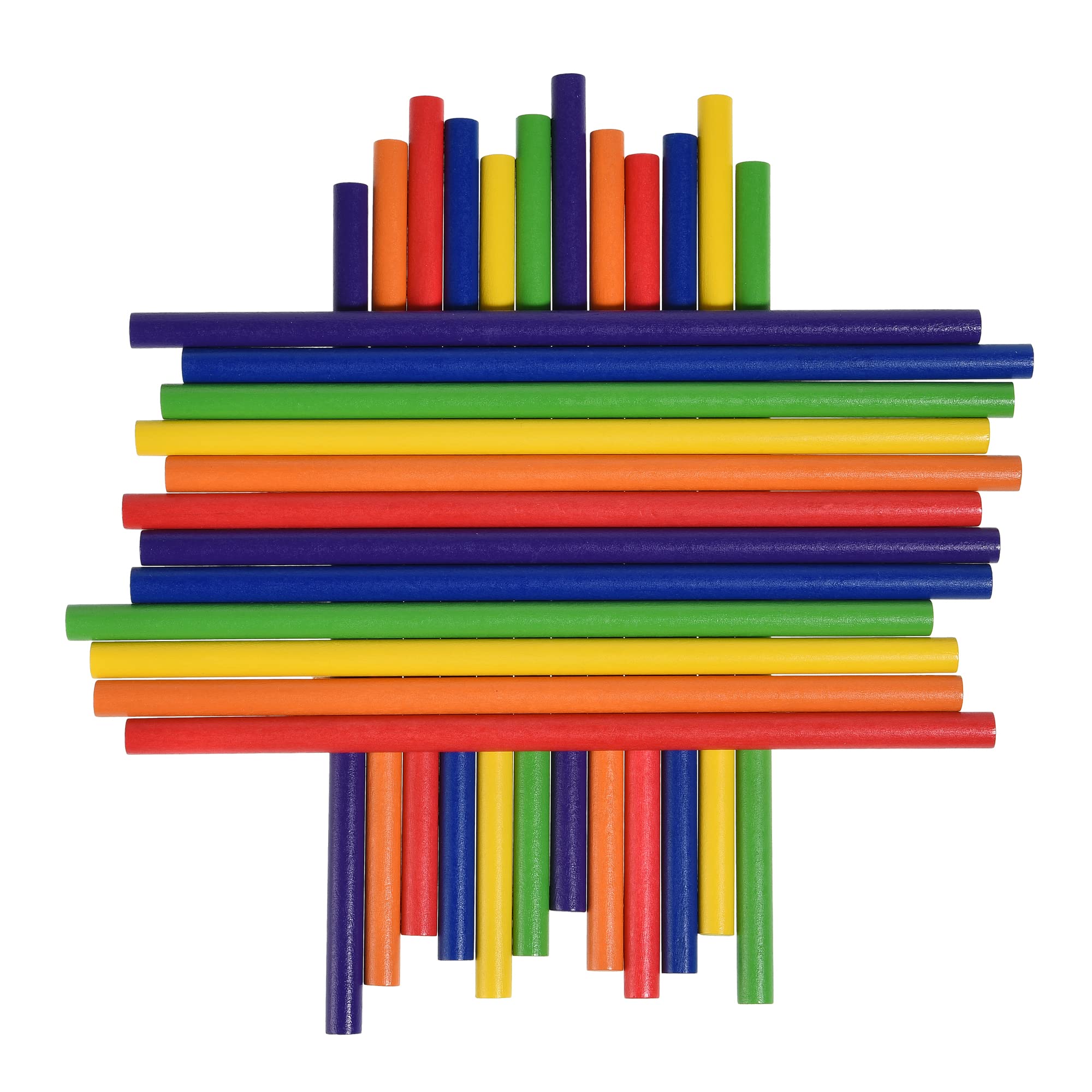 60 Pack Rhythm Sticks For Kids, 12 Inch Wood Lummi Sticks Music Percussion Sticks, 6 Colors