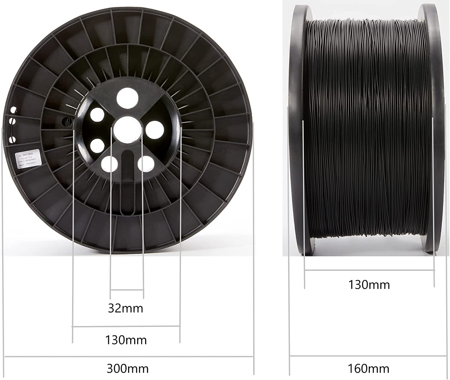 Polymaker 5Kg Petg Filament 1.75Mm, Strong Petg 3D Printer Filament White   Polylite Petg 3D Printing Filament, Cost Effective L