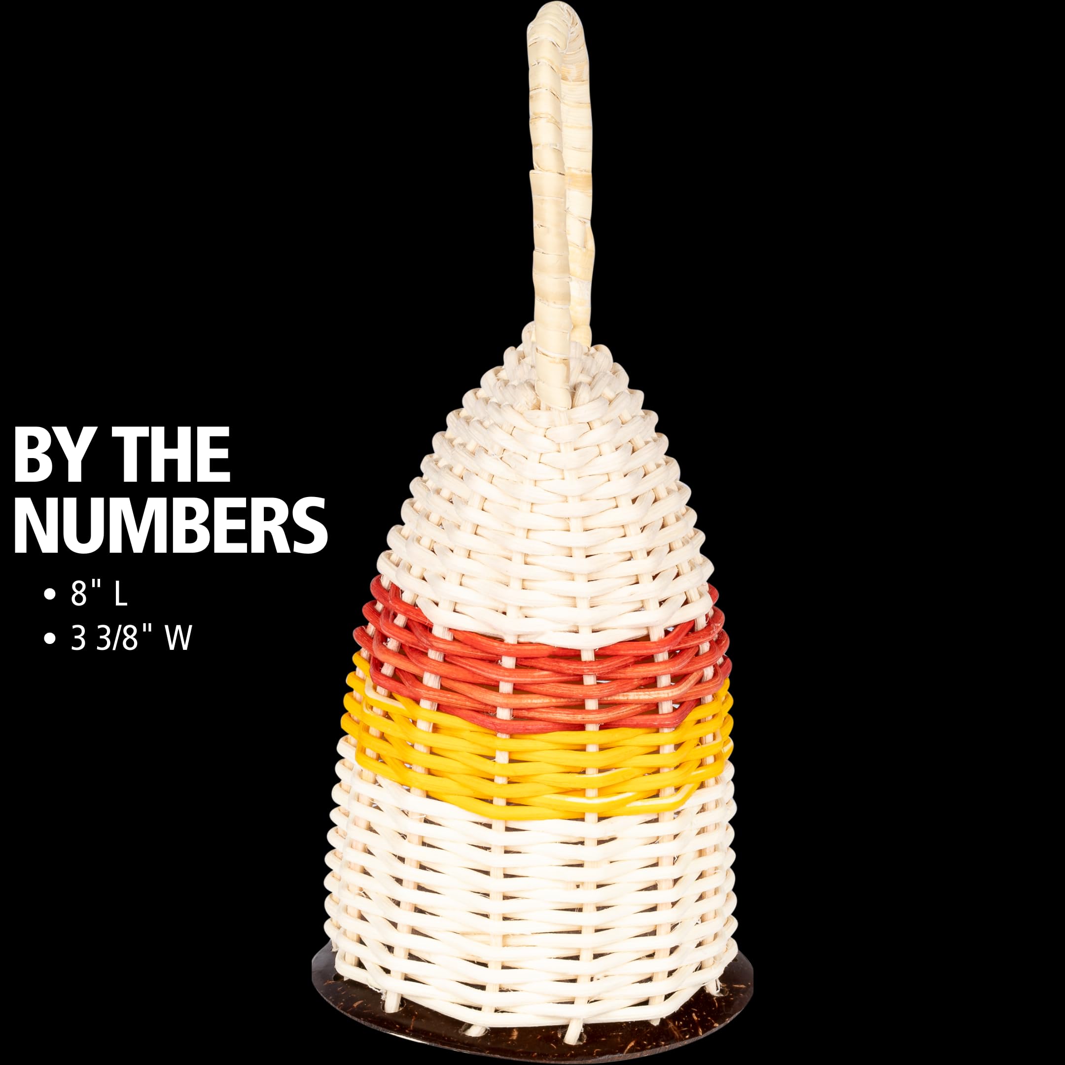 Meinl Percussion Cax2 Hand Woven Rattan Shaker, Medium