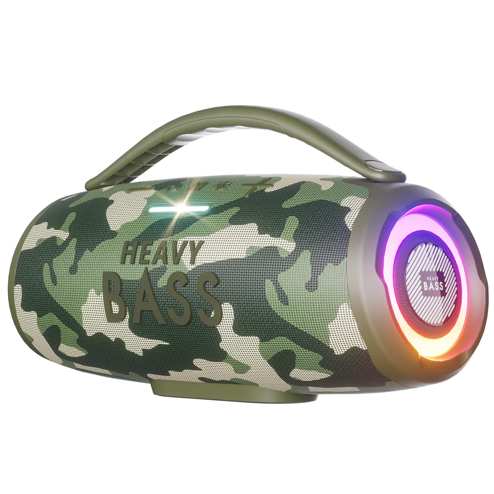 HEAVY BASS Speakers Bluetooth Wireless, 80W Max Loud Portable Speaker with Deep Bass, 20H Playtime, IPX6 Waterproof, Dual Pairin