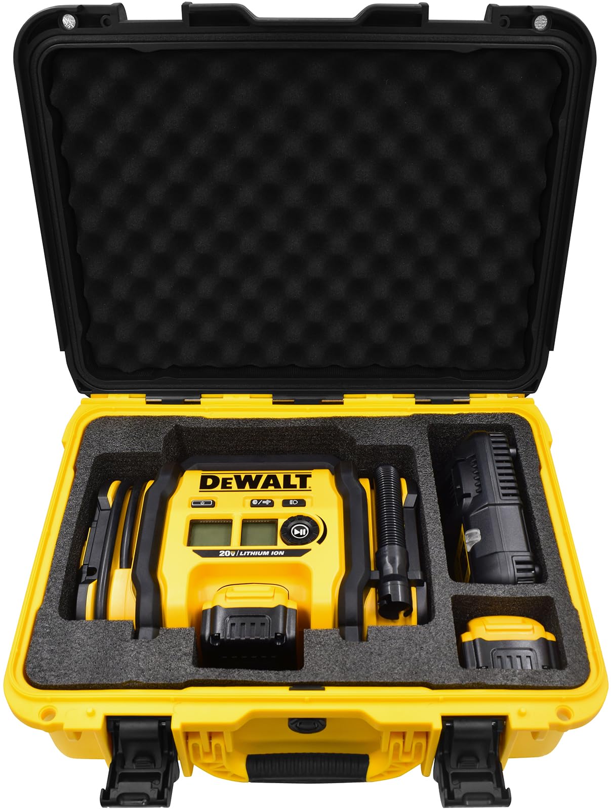 Air Compressor Case For Dewalt 20V Max Tire Inflator Dcc020Ib   Waterproof, Dustproof, Shockproof Air Pump Hard Storage Carrying