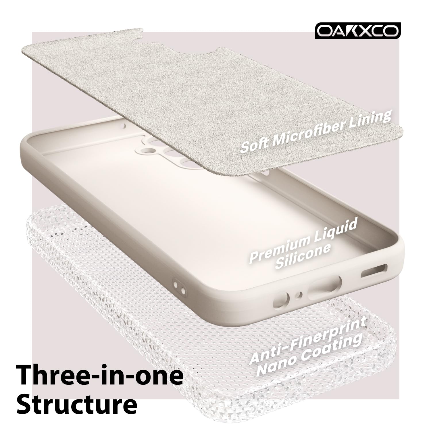 Oakxco For Samsung Galaxy A14 5G Phone Case Liquid Silicone, Cute Thin Slim Soft Rubber Tpu Plain Smooth Gel Cover For Women Gir