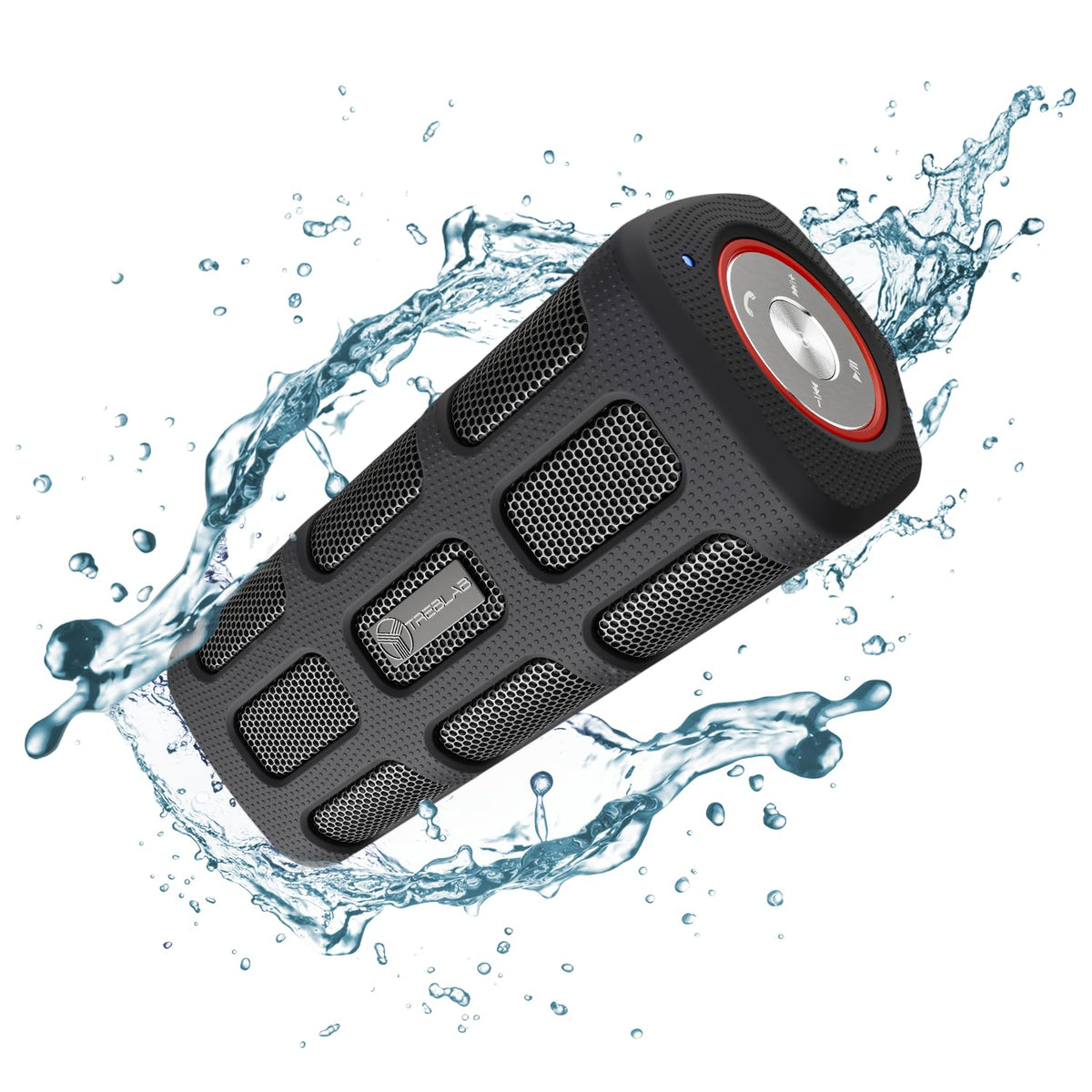 Treblab Fx100   Portable Bluetooth Speaker, 20W Rugged Outdoor Speaker, 35H Battery, Ipx7 Waterproof Speaker With Metal And Rubb