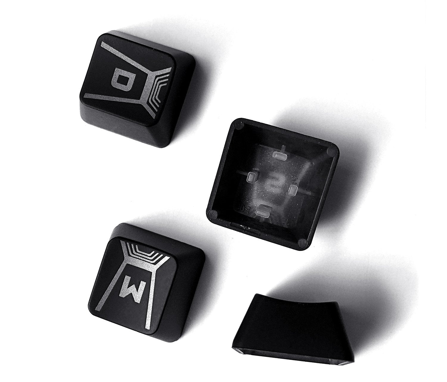 Huyun W A S D Replacement Key Caps Replacement For Logitech G910 Keyboard Romer G Switch