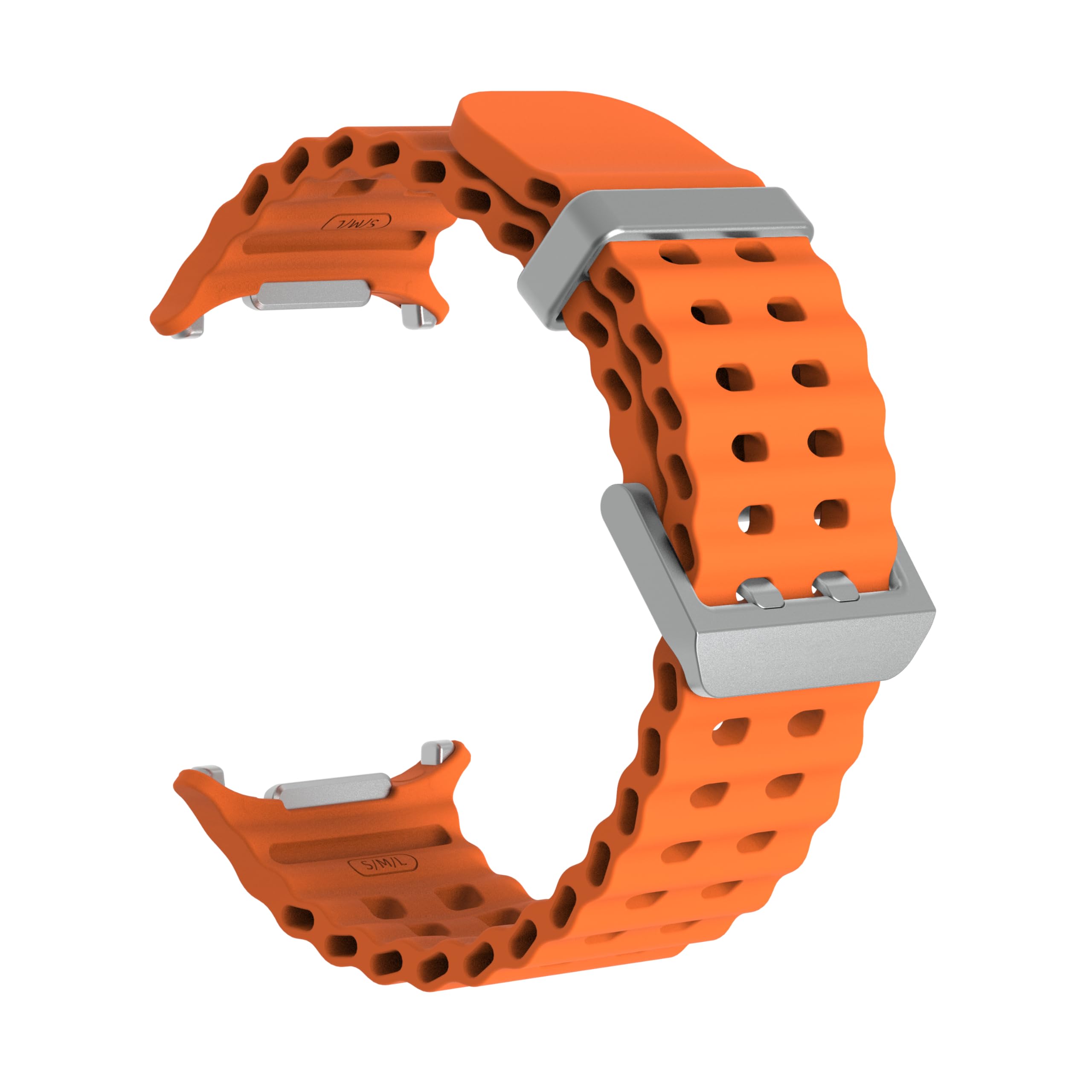 Eanwireless Compatible For Samsung Galaxy Watch 7 Ultra Band 47Mm, (5 Pack) Soft Ocean Silicone Sport Strap Replacement Accessor