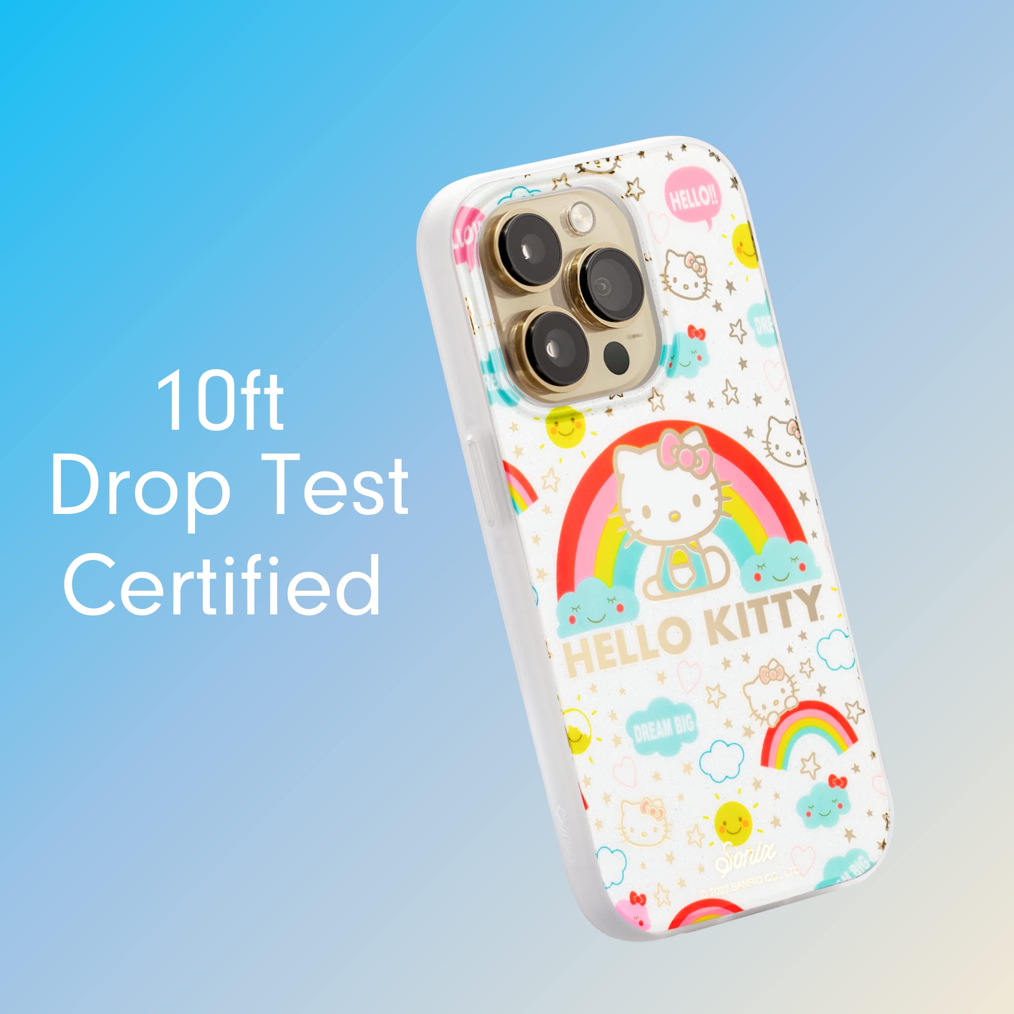 Sonix X Sanrio Case For Iphone 14 Pro | Compatible With Magsafe | 10Ft Drop Tested | Cosmic Hello Kitty