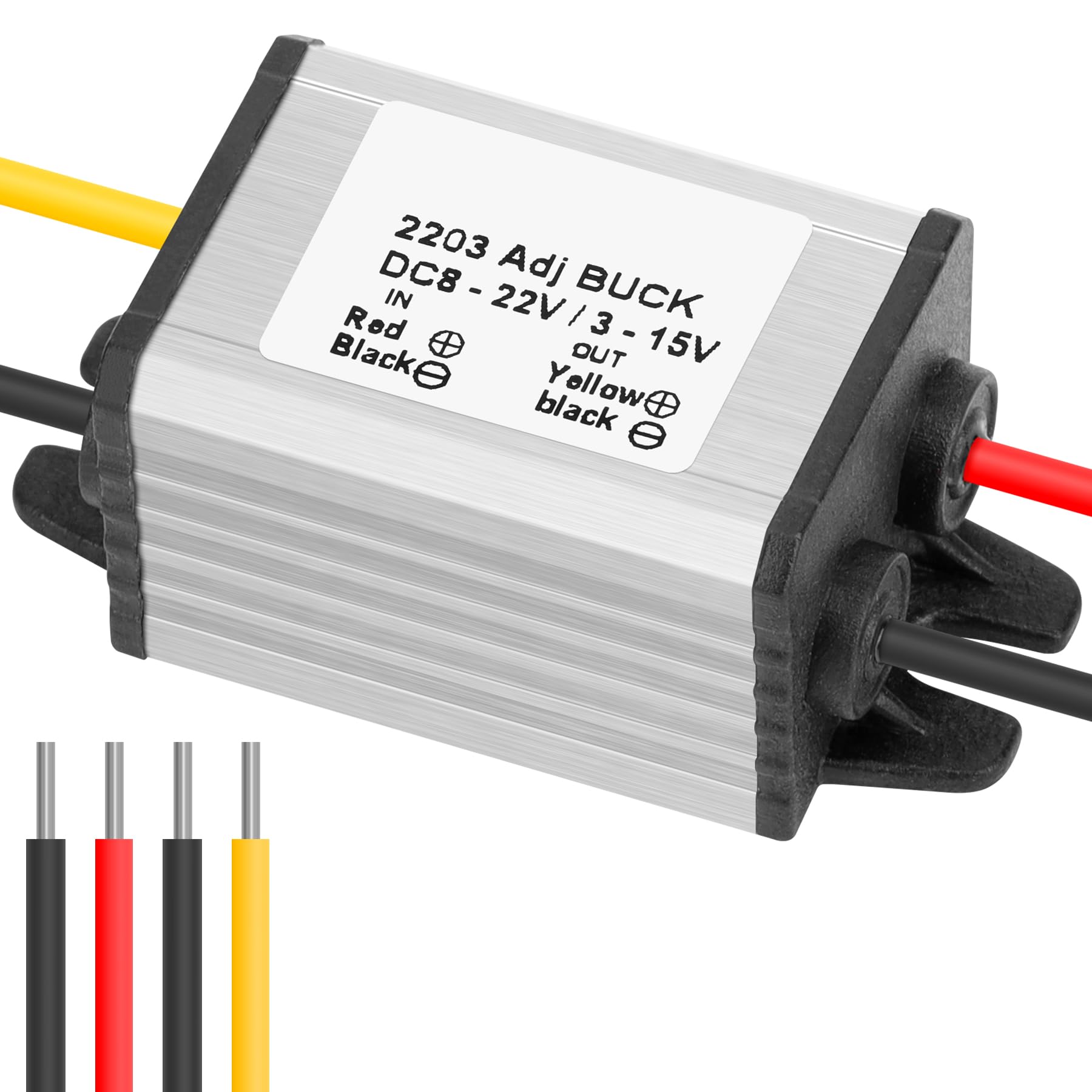 Dc 8 22V To Dc 3 15V Buck Converter, Dc 18V 20V To Dc 12V 3A Step Down Converter Waterproof Voltage Regulator Power Supply Buck